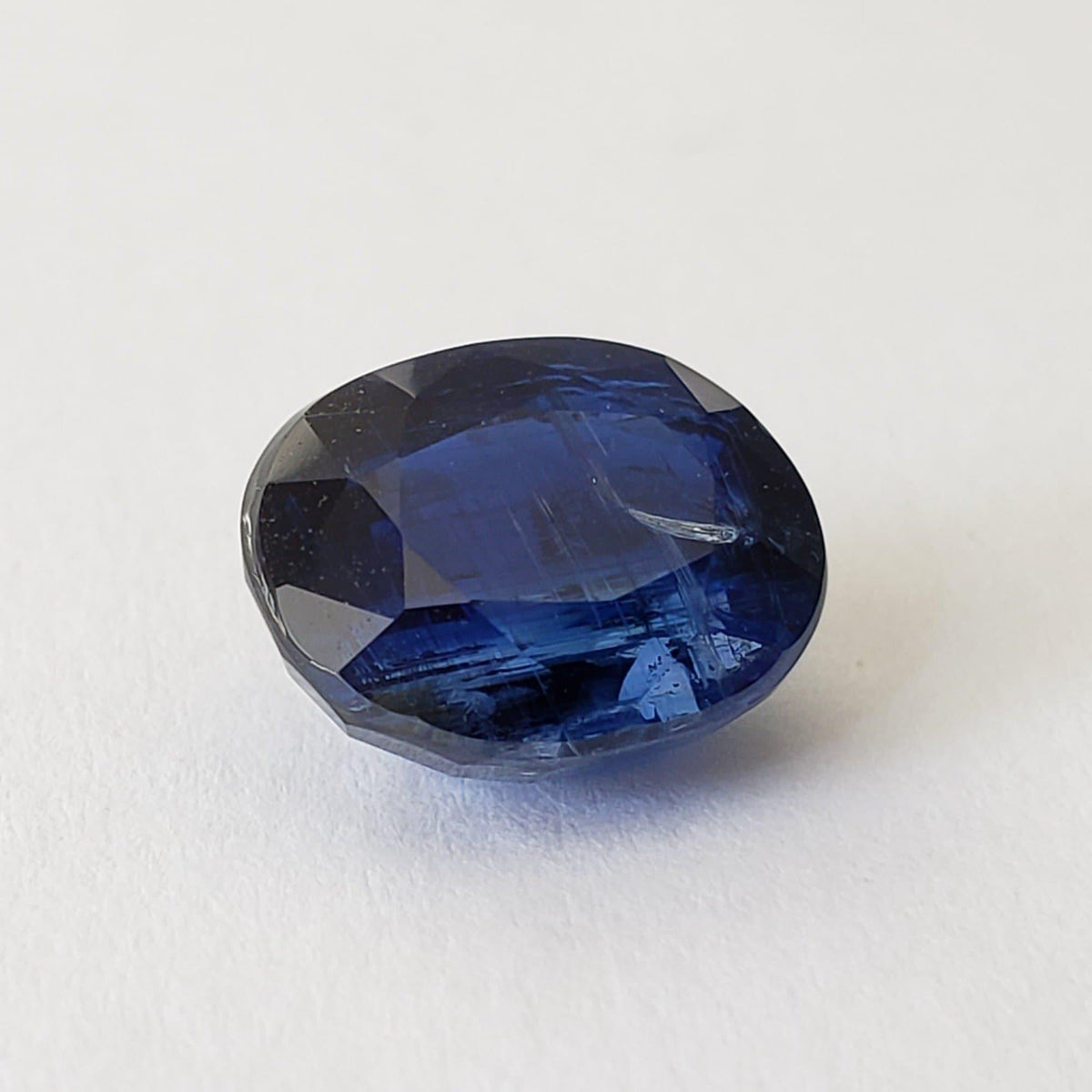  Kyanite | Oval Cut | Cornflower Blue | 11.7x9.5mm | 7.06ct | Nepal 2