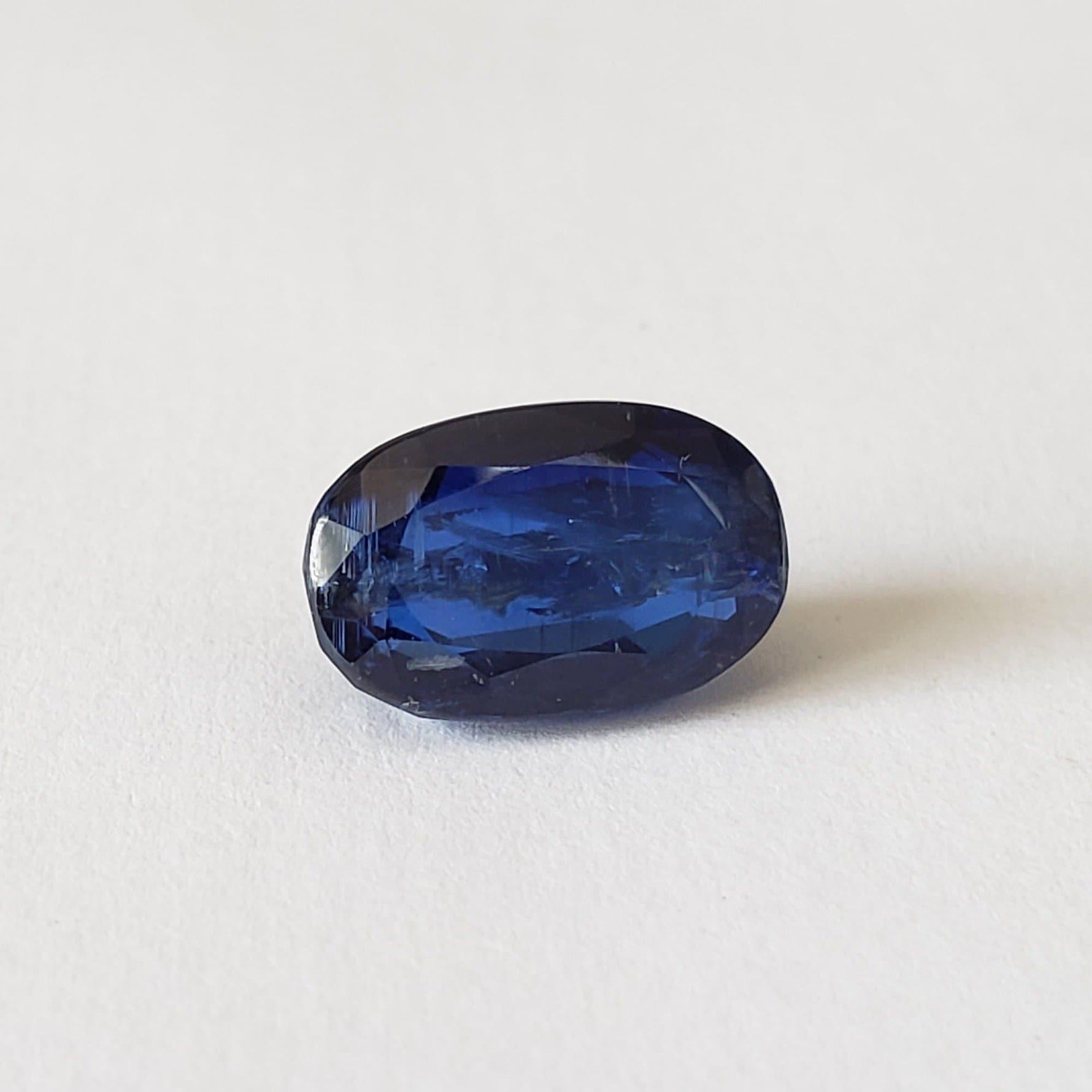  Kyanite | Oval Cut | Cornflower Blue | 12.4x7.9mm 5.6ct | Nepal 2