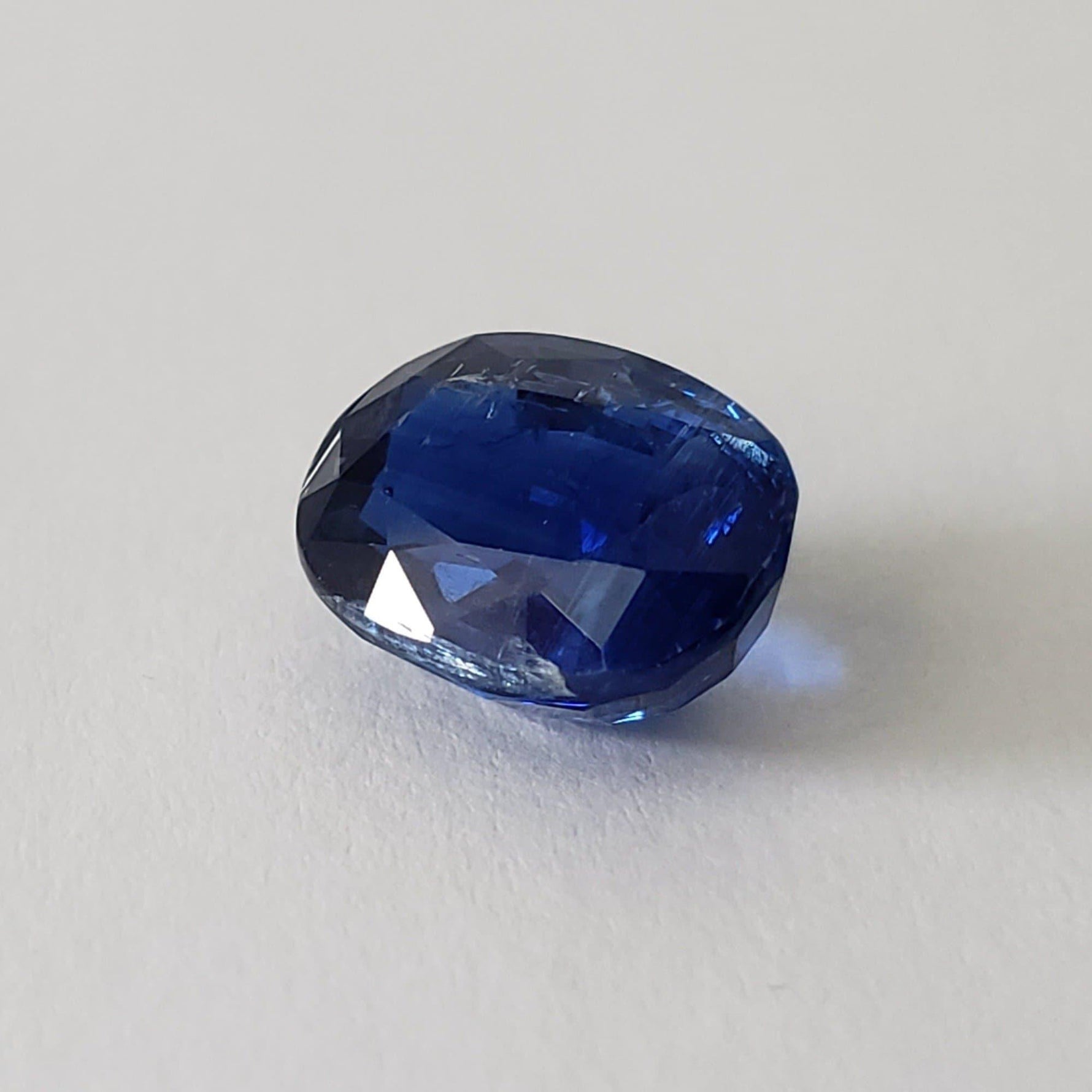 Kyanite | Unheated Kyanite | Oval Cut | Blue | 11x8.1mm 4.59ct | Tibet 2