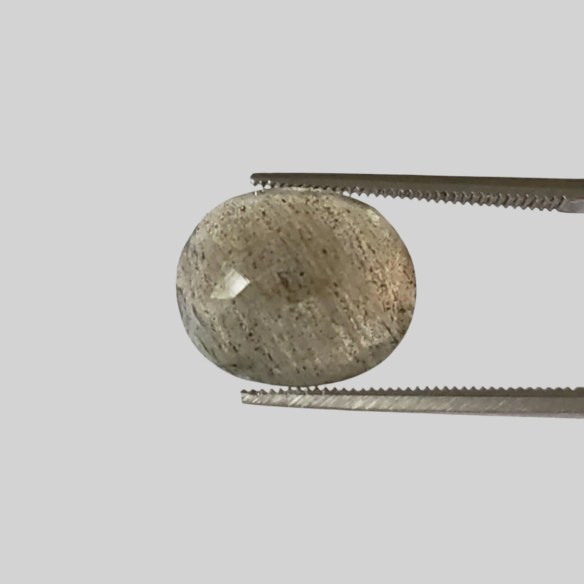  Labradorite | Faceted Oval Cut | Natural Gray Rainbow | 14x12mm 7.3ct | Africa 4