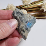  Labradorite | Natural Rainbow Unpolished Stone Slice | Mineral 25.2 Gr, | Authentic Labrador Canada | SO24 1