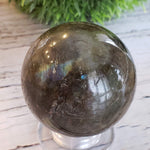  Labradorite Sphere | Natural Gray Rainbow | 49 mm, 1.9 in | Madagascar | SO24 5