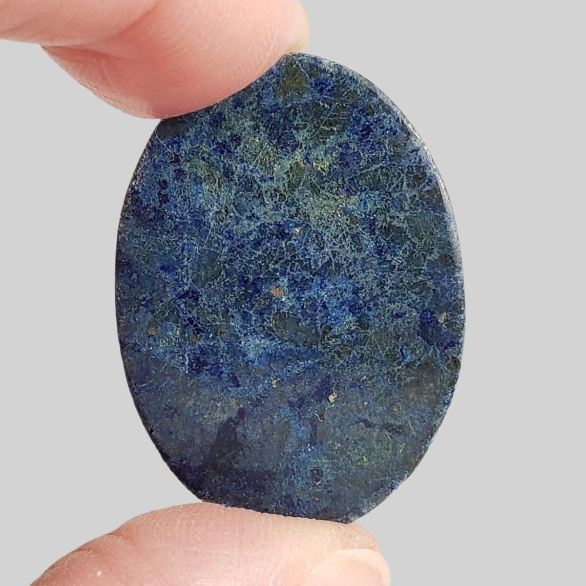  Lapis Lazuli | Carved Cabochon | Blue | 36x26mm 56.06ct | Afghanistan 1