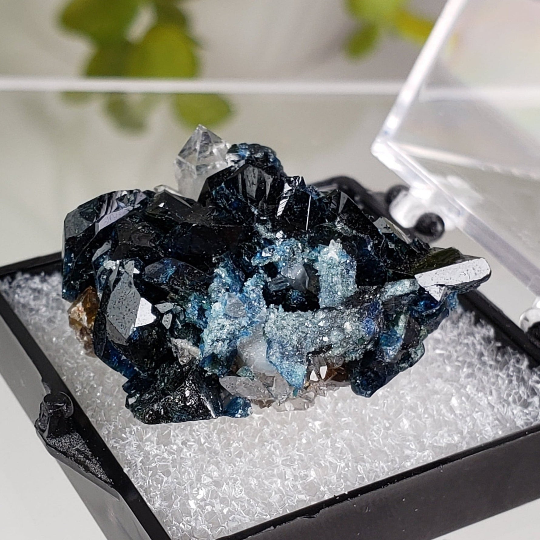  Lazulite Crystal  | Perky Box Thumbnail Specimen | Yukon, Canada | SO24 4