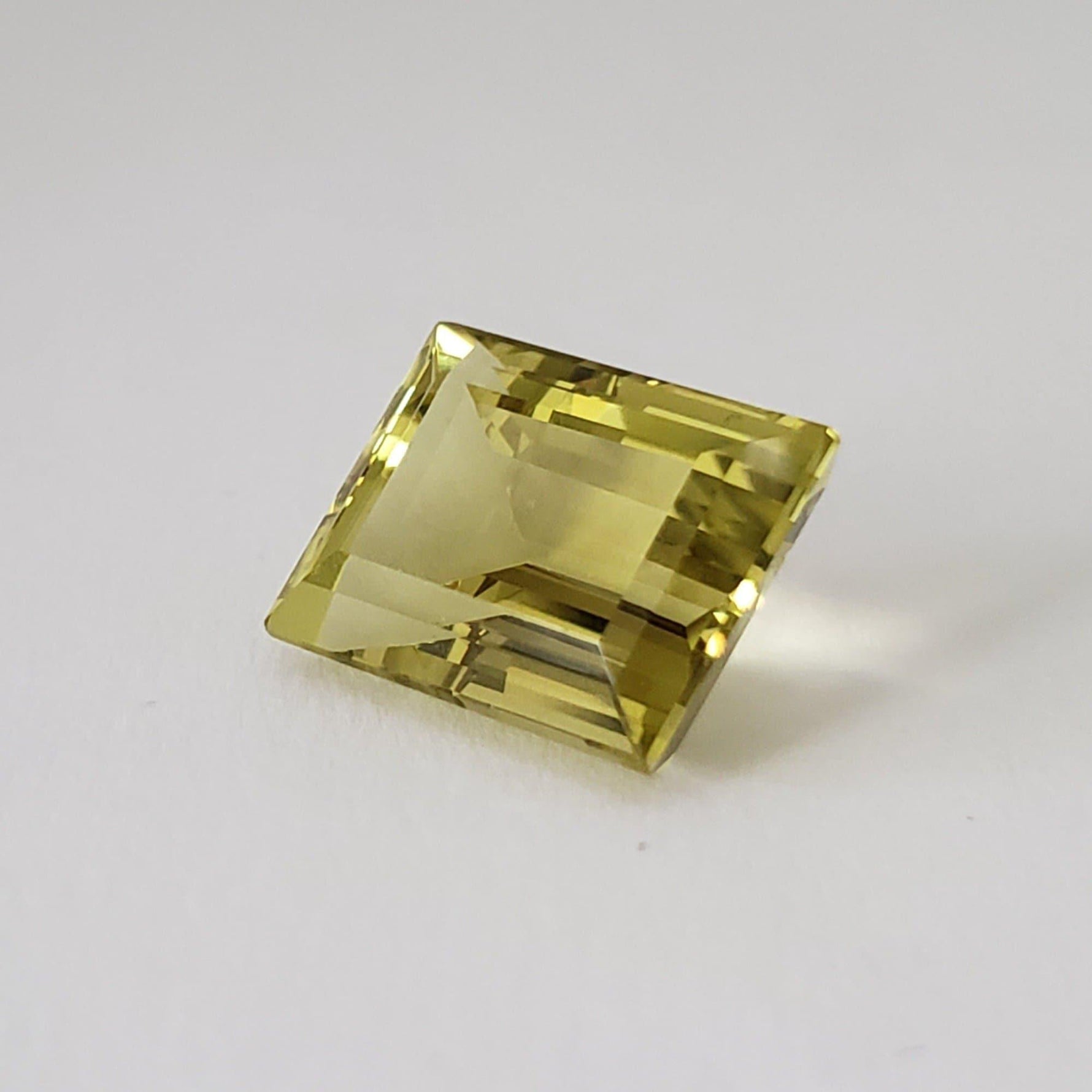  Lemon Citrine | Baguette Cut | Lemon Yellow | 16.7x12.7mm 14.5ct 