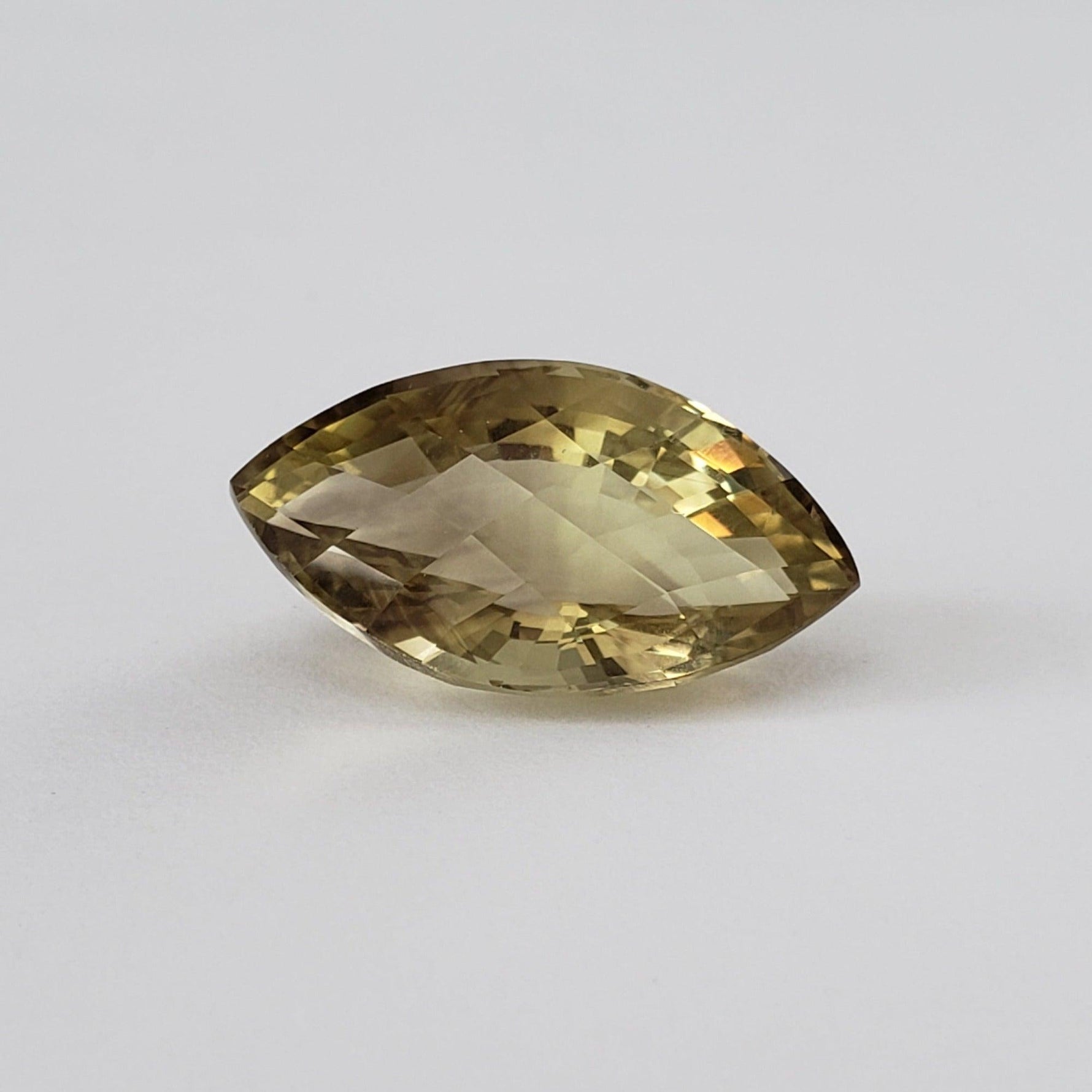  Lemon Citrine | Marquise Cut | Lemon Green | 23x12mm 14.09ct 2