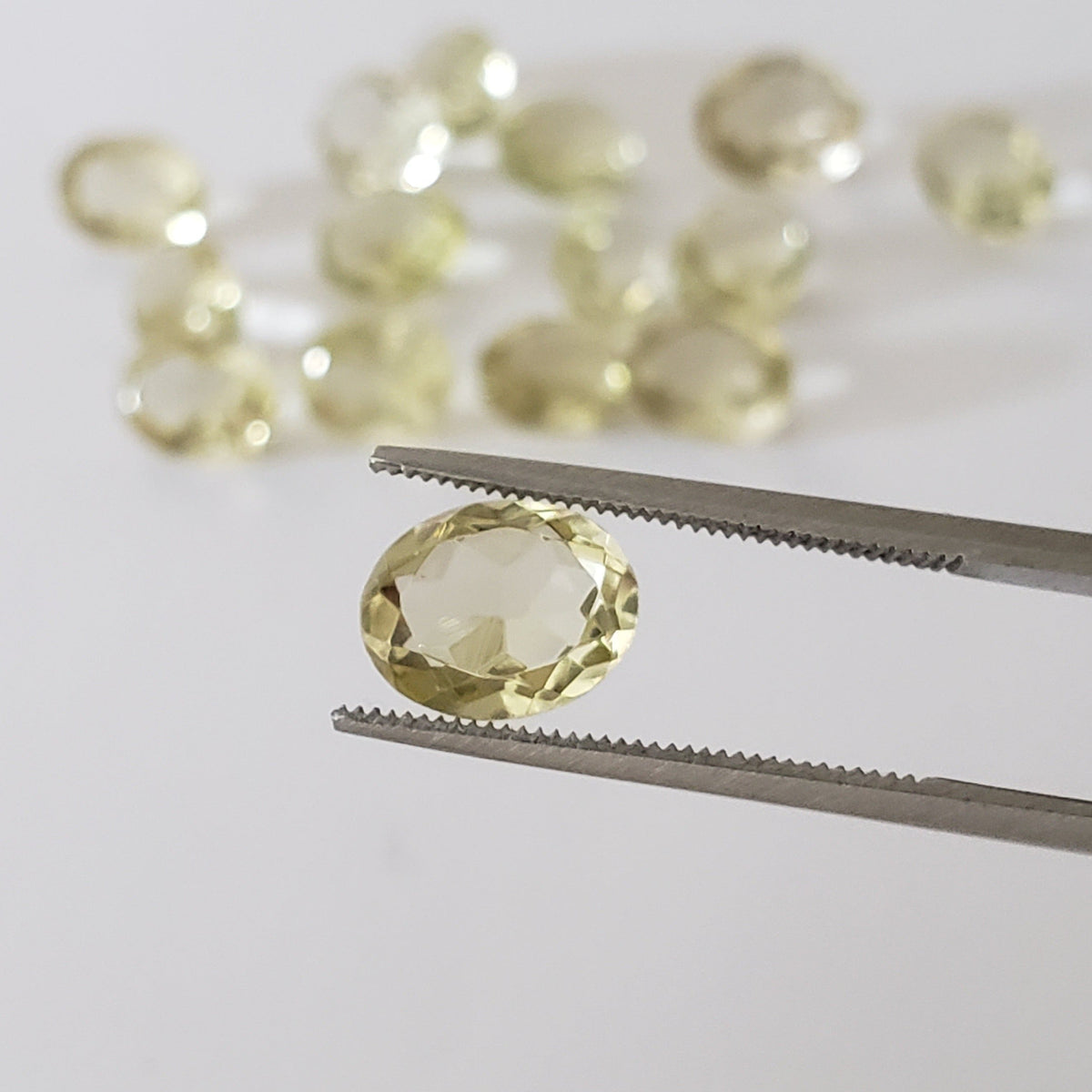  Lemon Quartz | 5 Piece Gemstone Lot | Oval Cut | Mixed Size | 8.8ct | Brazil 2