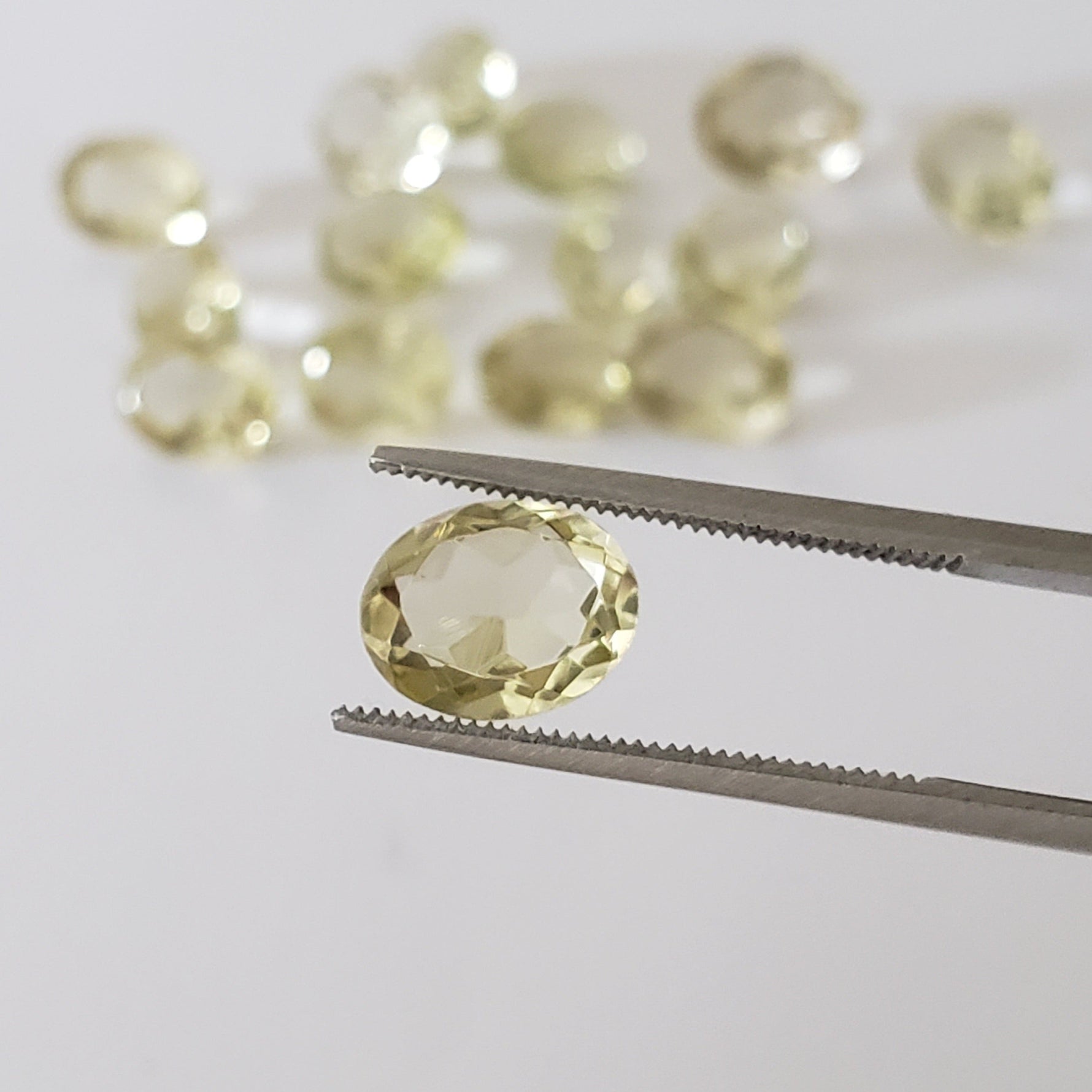  Lemon Quartz | 5 Piece Gemstone Lot | Oval Cut | Mixed Size | 8.8ct | Brazil 2