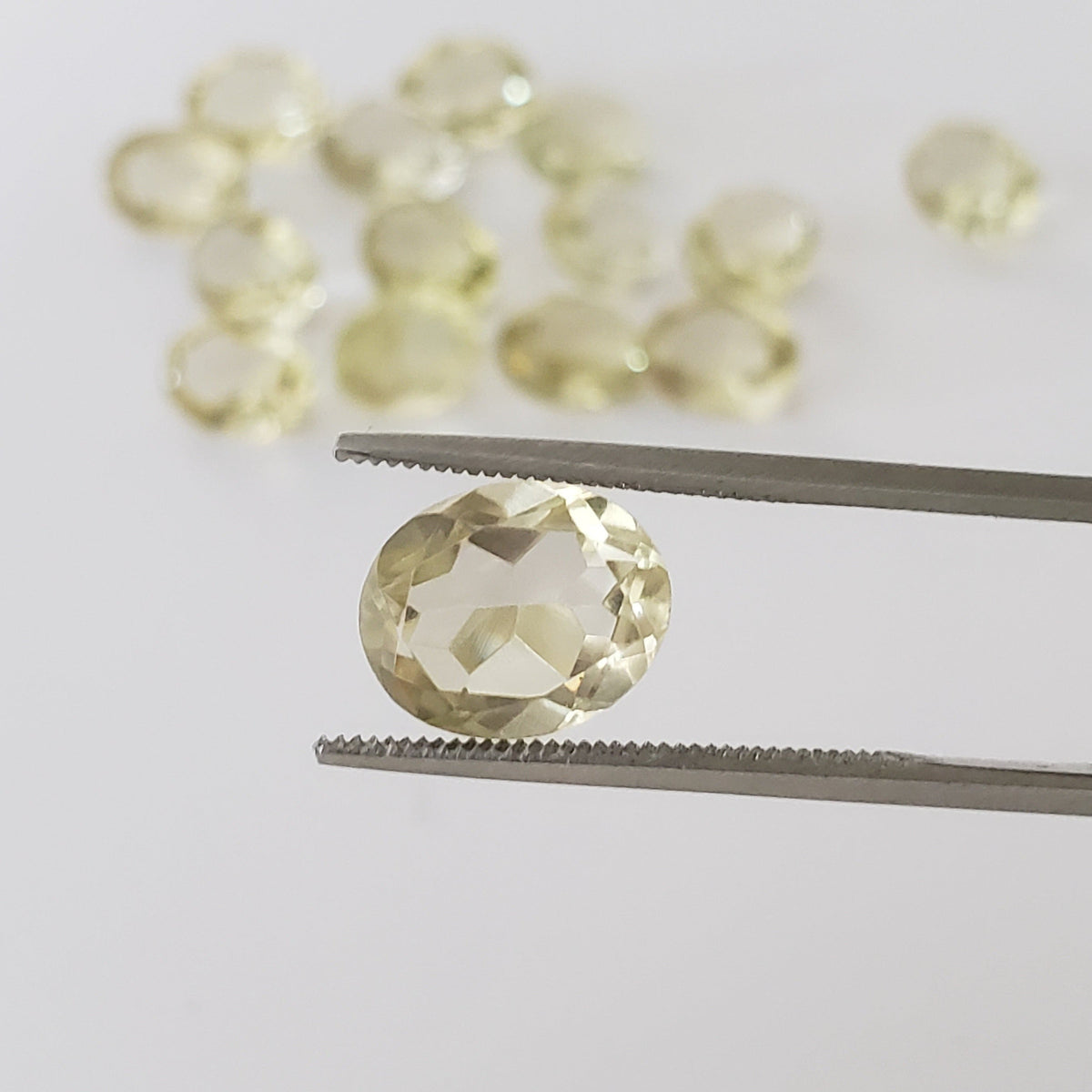  Lemon Quartz | 5 Piece Gemstone Lot | Oval Cut | Mixed Size | 8.8ct | Brazil 4