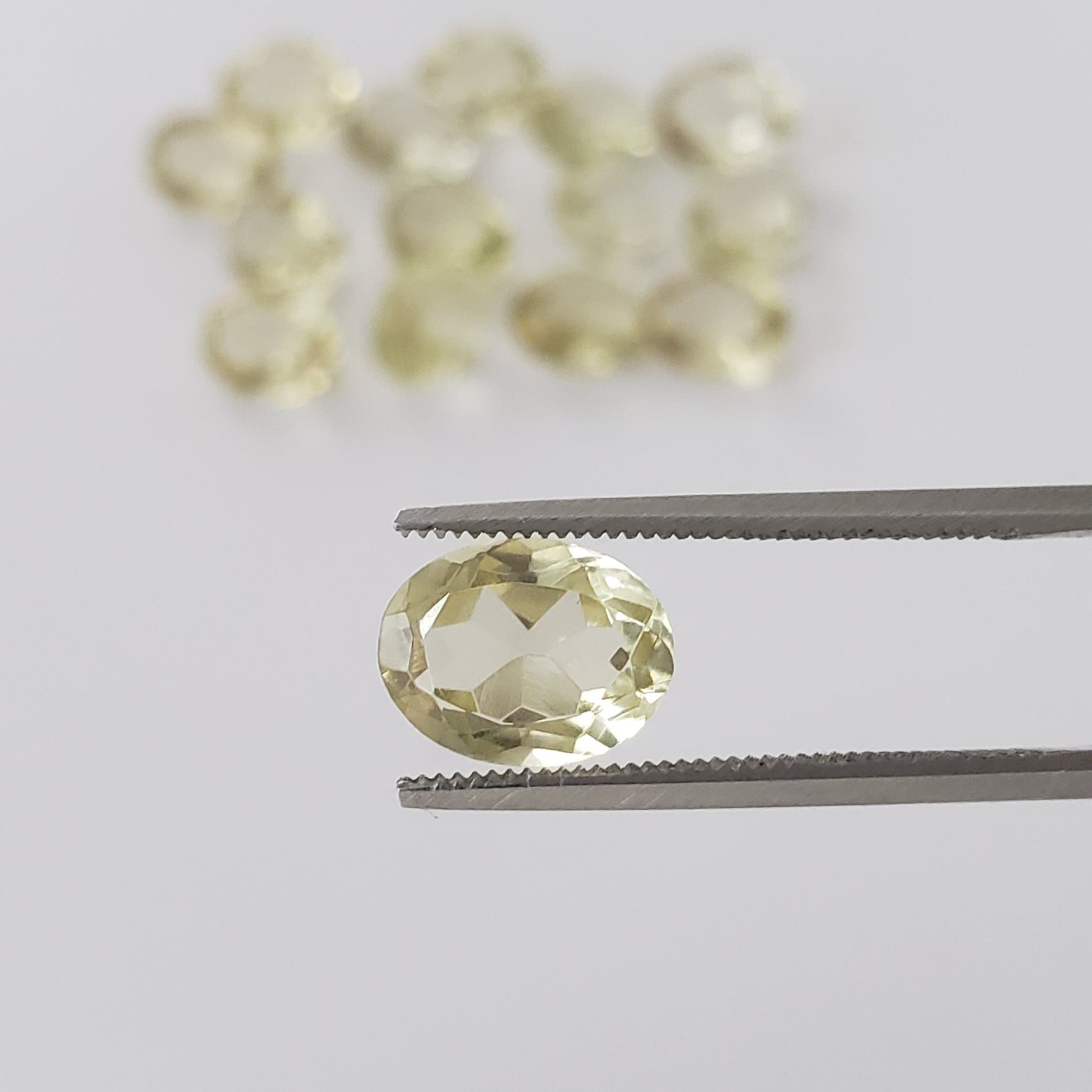  Lemon Quartz | 5 Piece Gemstone Lot | Oval Cut | Mixed Size | 8.8ct | Brazil 5