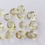  Lemon Quartz | 5 Piece Gemstone Lot | Oval Cut | Mixed Size | 8.8ct | Brazil 6