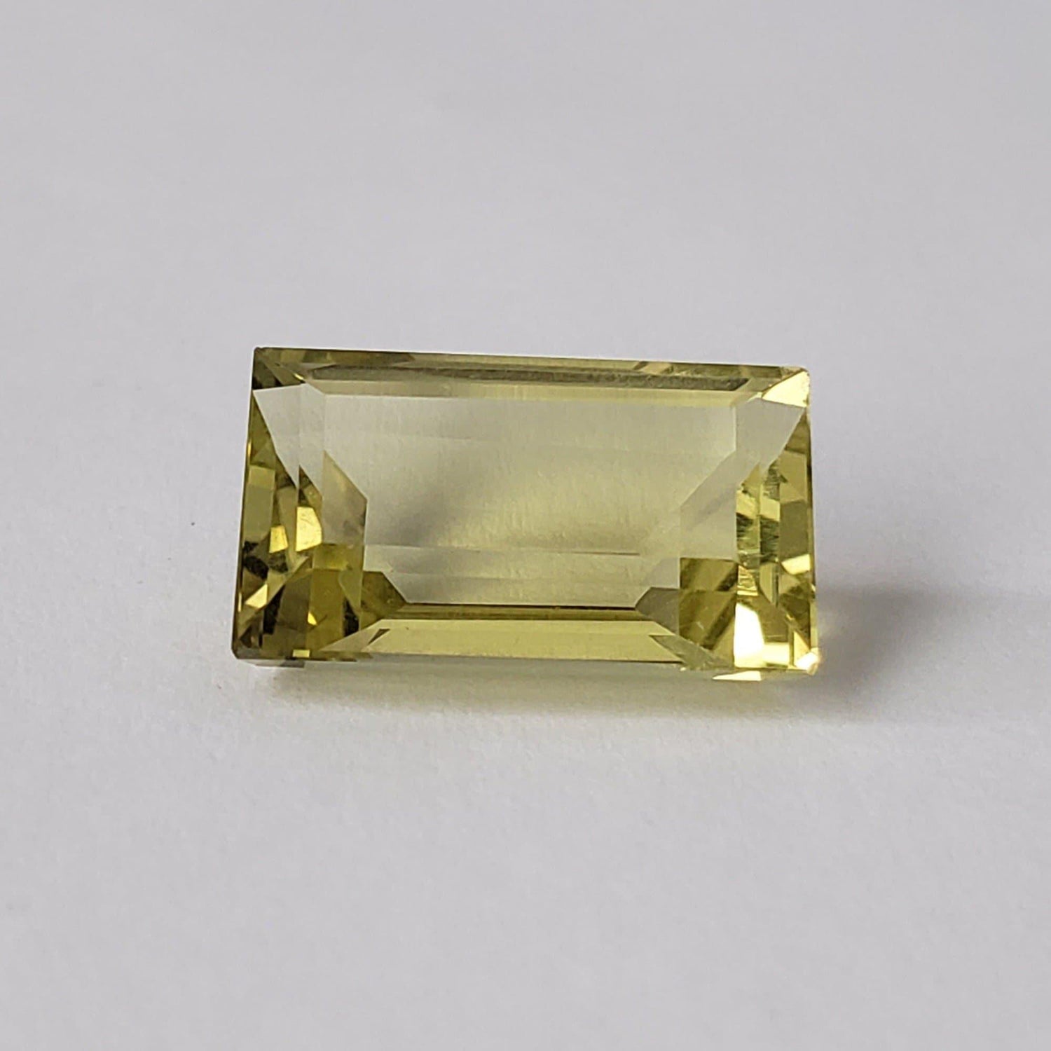  Lemon Quartz | Baguette Cut | 17x10.5mm 10.32ct 