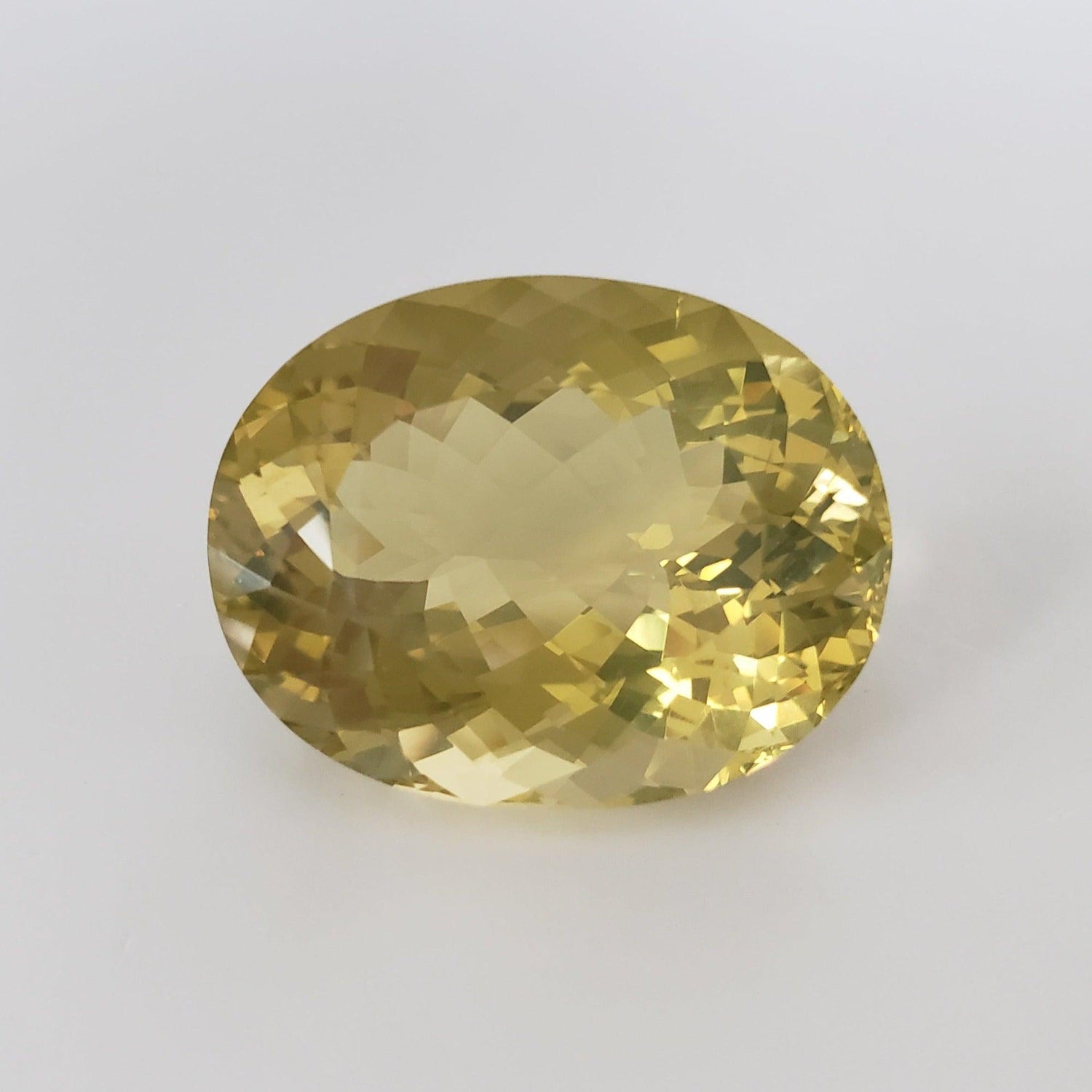  Lemon Quartz | Unheated Natural | Oval Cut | 35x28mm 105.25ct 1