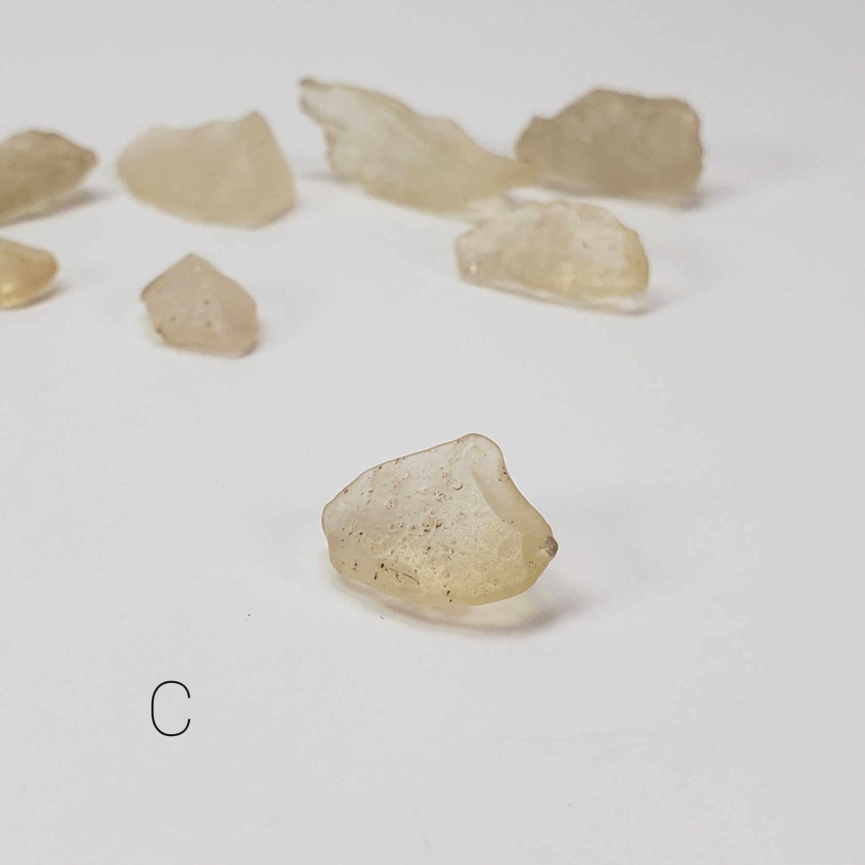  Libyan Desert Glass | Natural Impact Glass | 0.6 - 2.7 Grams | Authentic Impactite | SO24 4