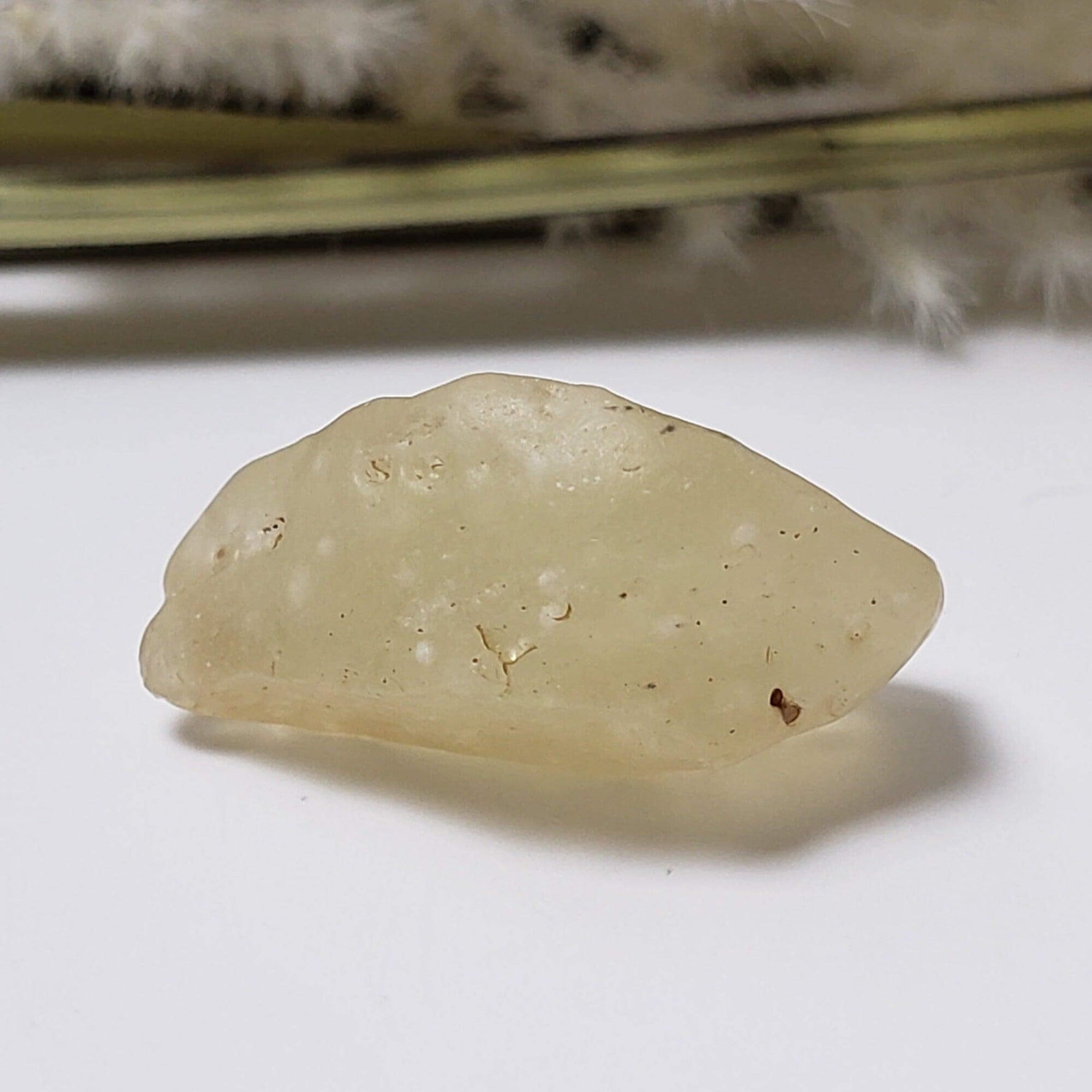  Libyan Desert Glass | Natural Impact Glass | 3.9 Grams | Authentic Impactite | SO24 3