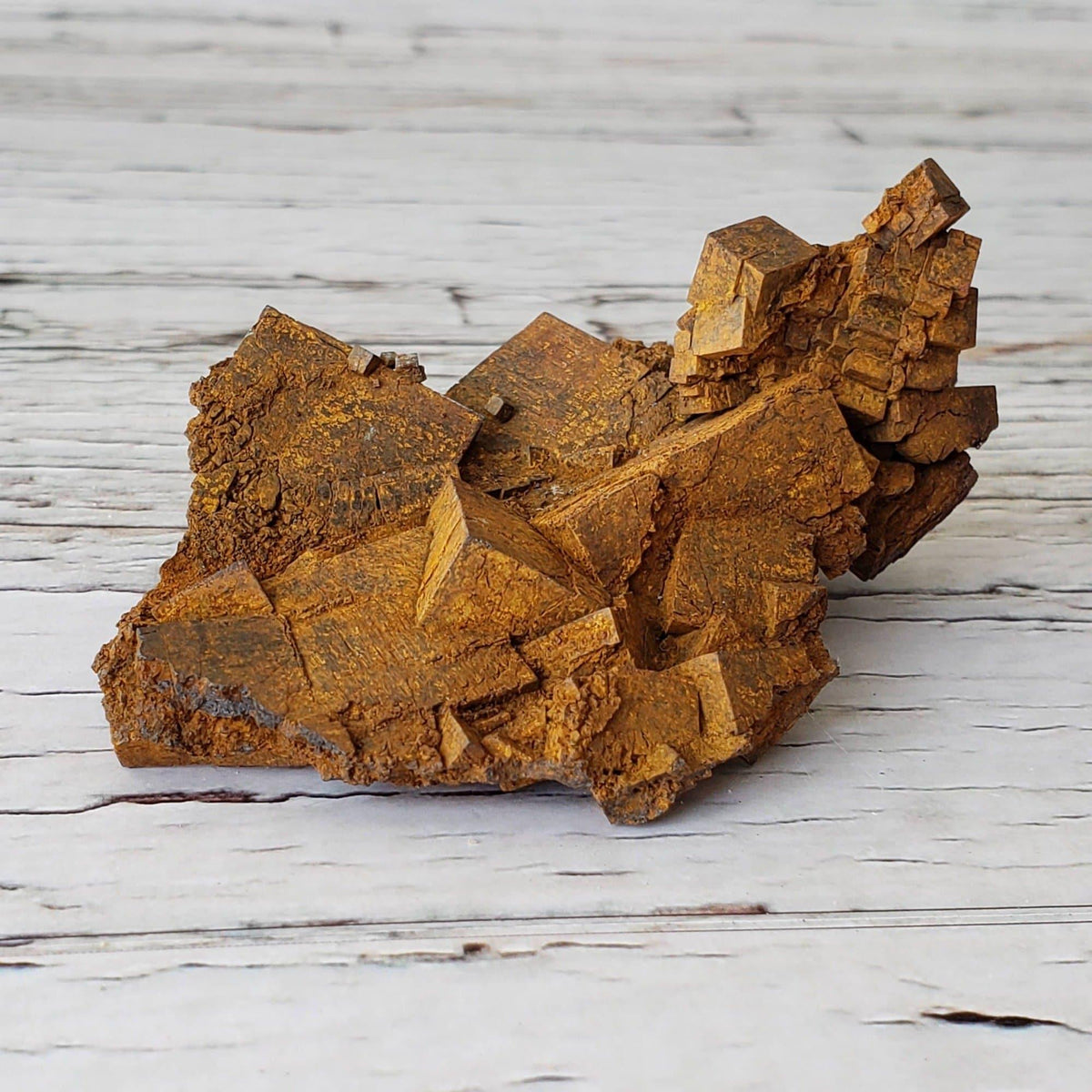  Limonite after Pyrite Mineral Cluster | 99.7 gr | Carratraca, Spain | SO24 