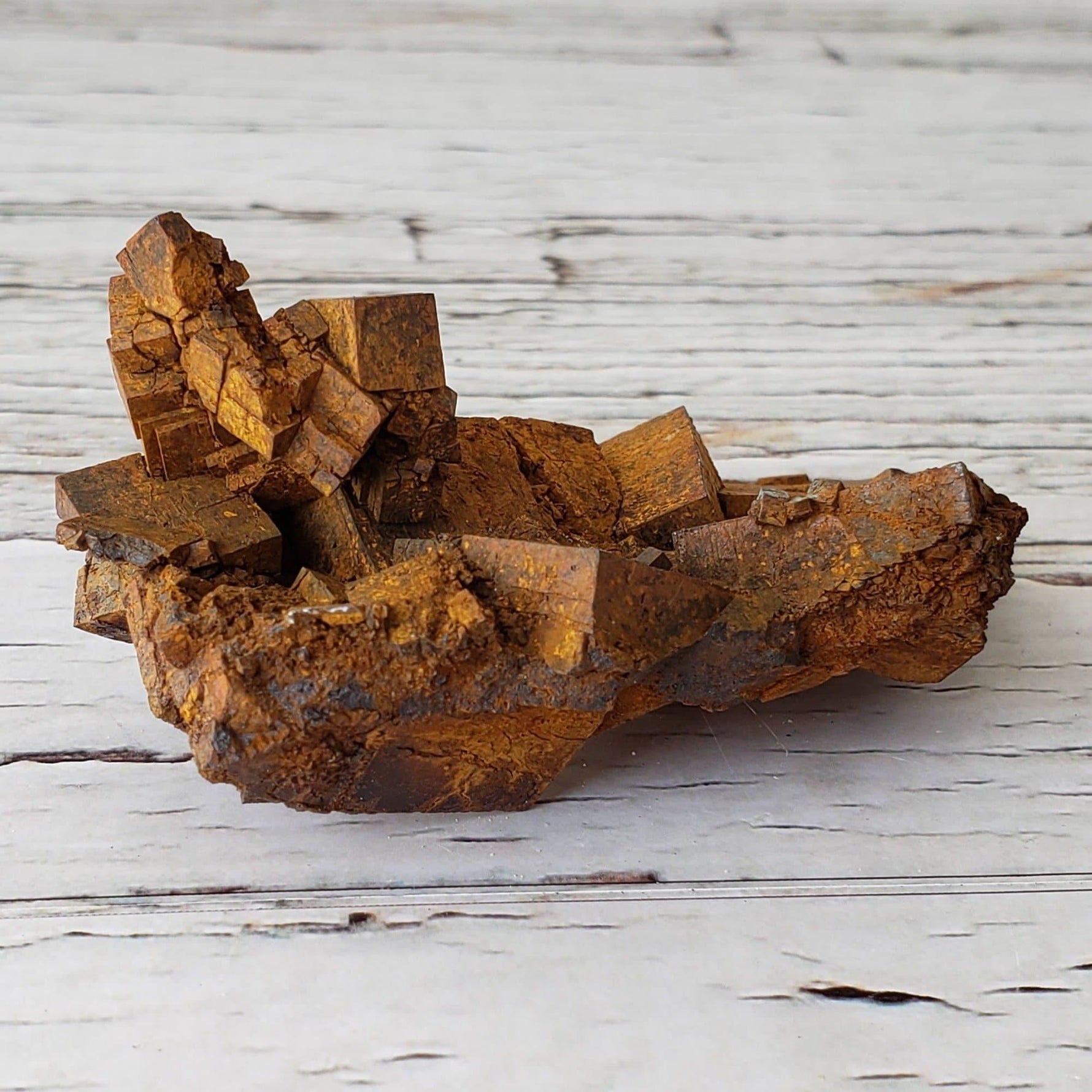  Limonite after Pyrite Mineral Cluster | 99.7 gr | Carratraca, Spain | SO24 1