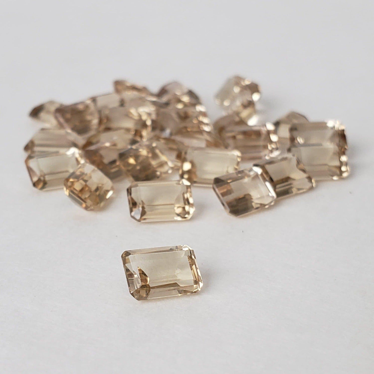  Madeira Citrine | Octagon Cut | Light Golden Yellow | 7x5mm 