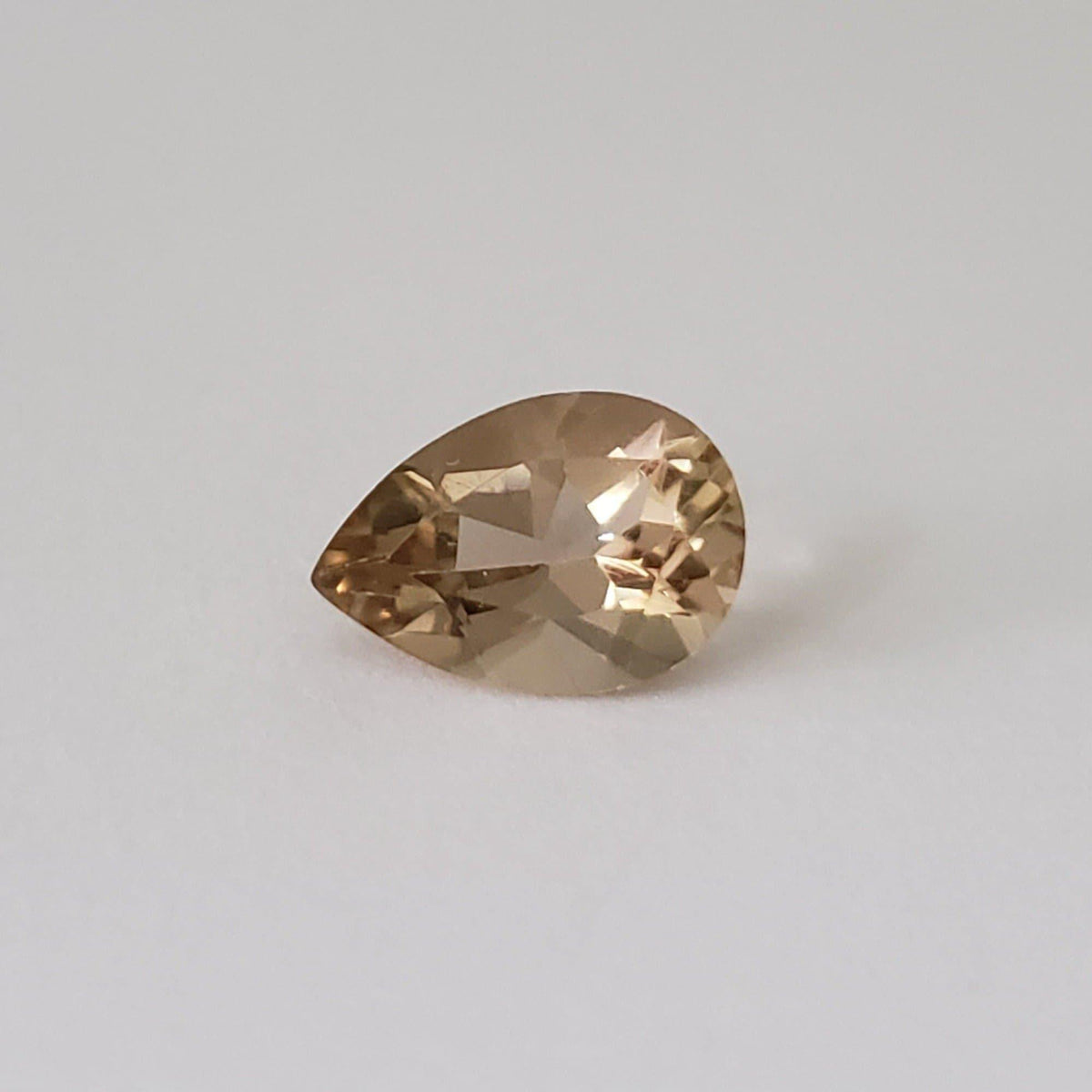  Madeira Citrine | Pear Shape Cut | Golden | 10x7mm 1.74ct 