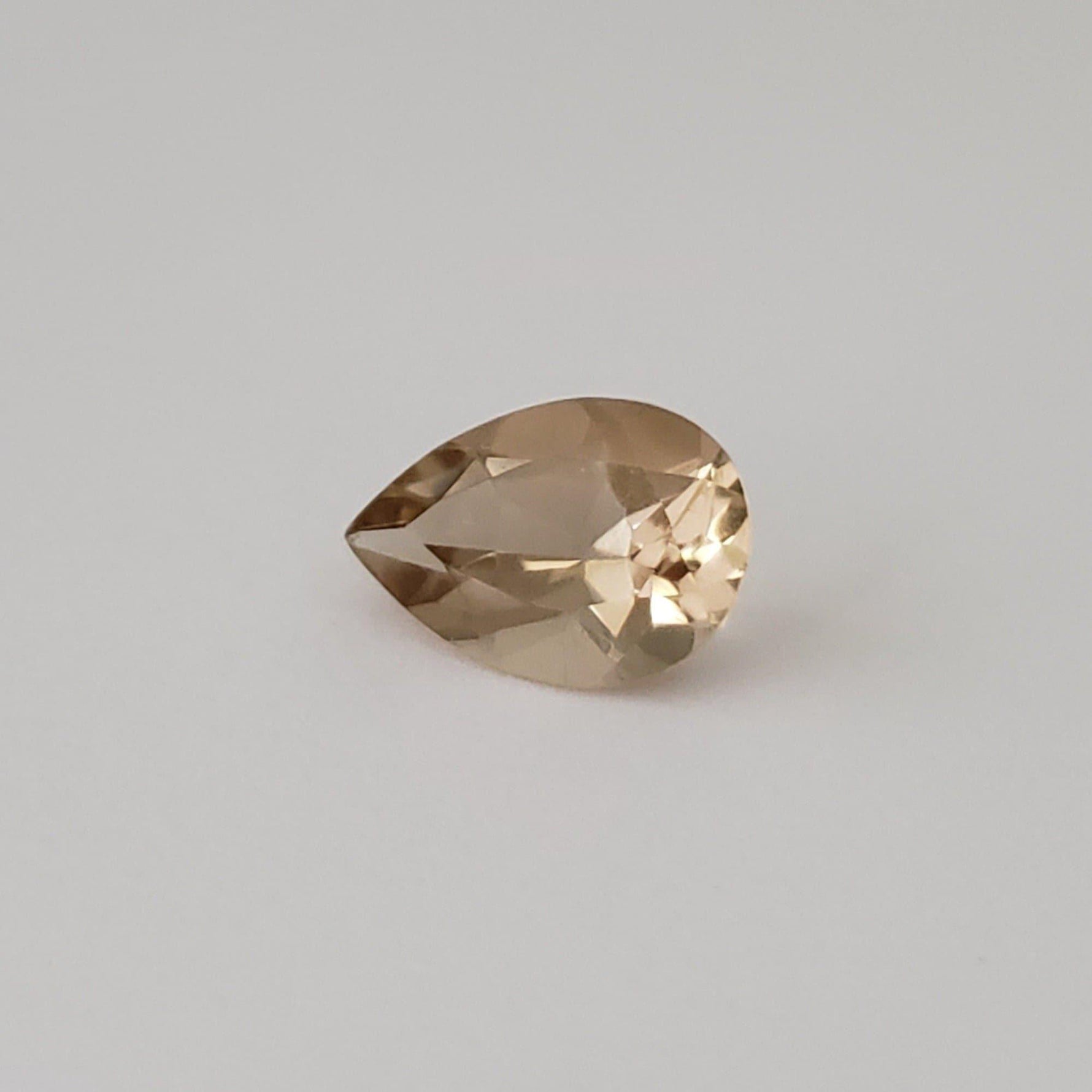  Madeira Citrine | Pear Shape Cut | Golden | 10x7mm 1.74ct 1