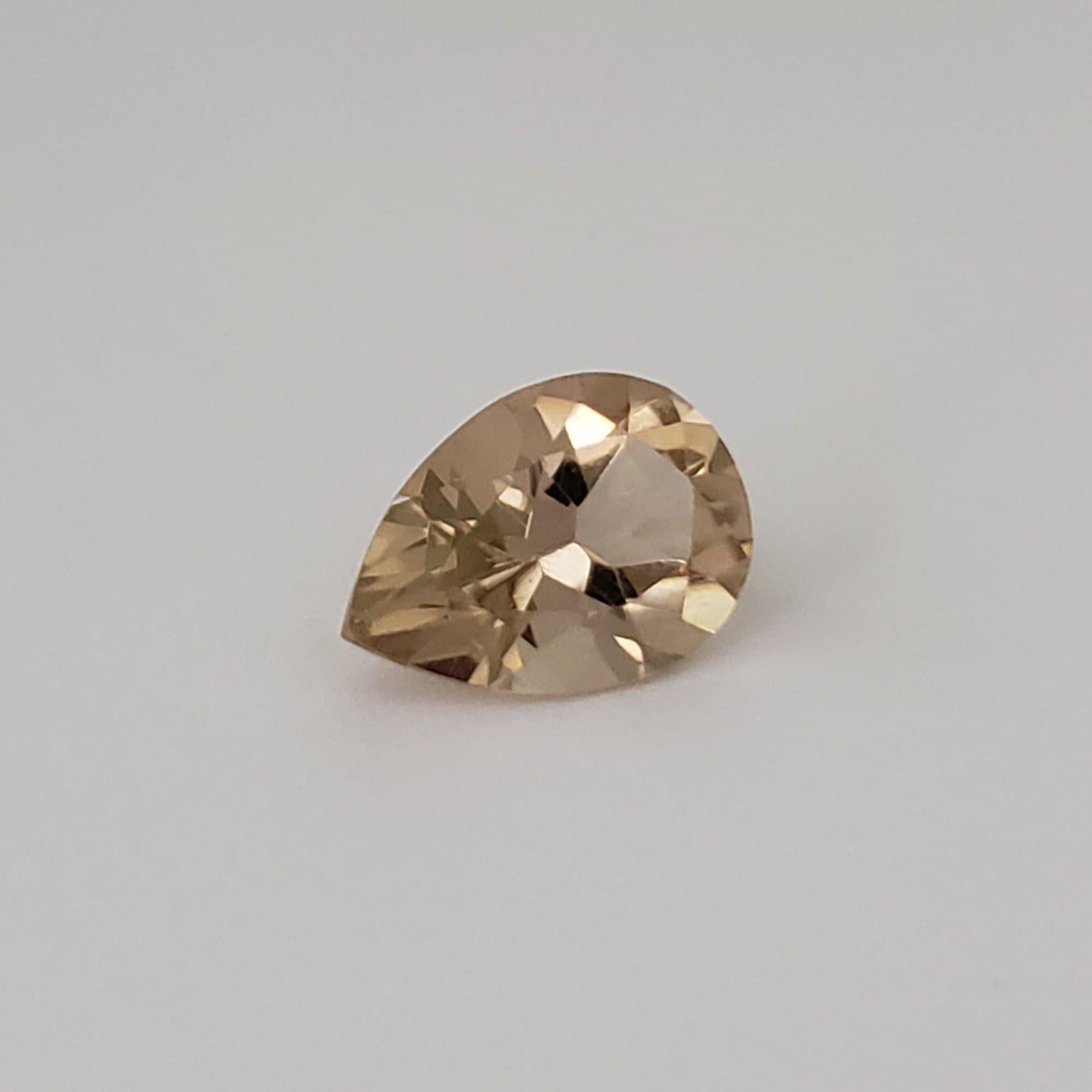  Madeira Citrine | Pear Shape Cut | Golden | 10x7mm 1.74ct 2