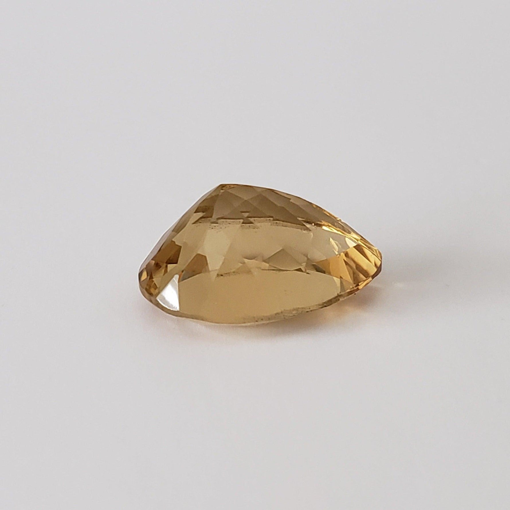  Madeira Citrine | Pear Shape Cut | Golden | 18x13mm 11.3ct 7