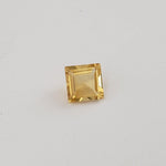  Madeira Citrine | Square Cut | Golden Yellow |  8mm 2.1ct 