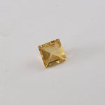  Madeira Citrine | Square Cut | Golden Yellow |  8mm 2.1ct 1