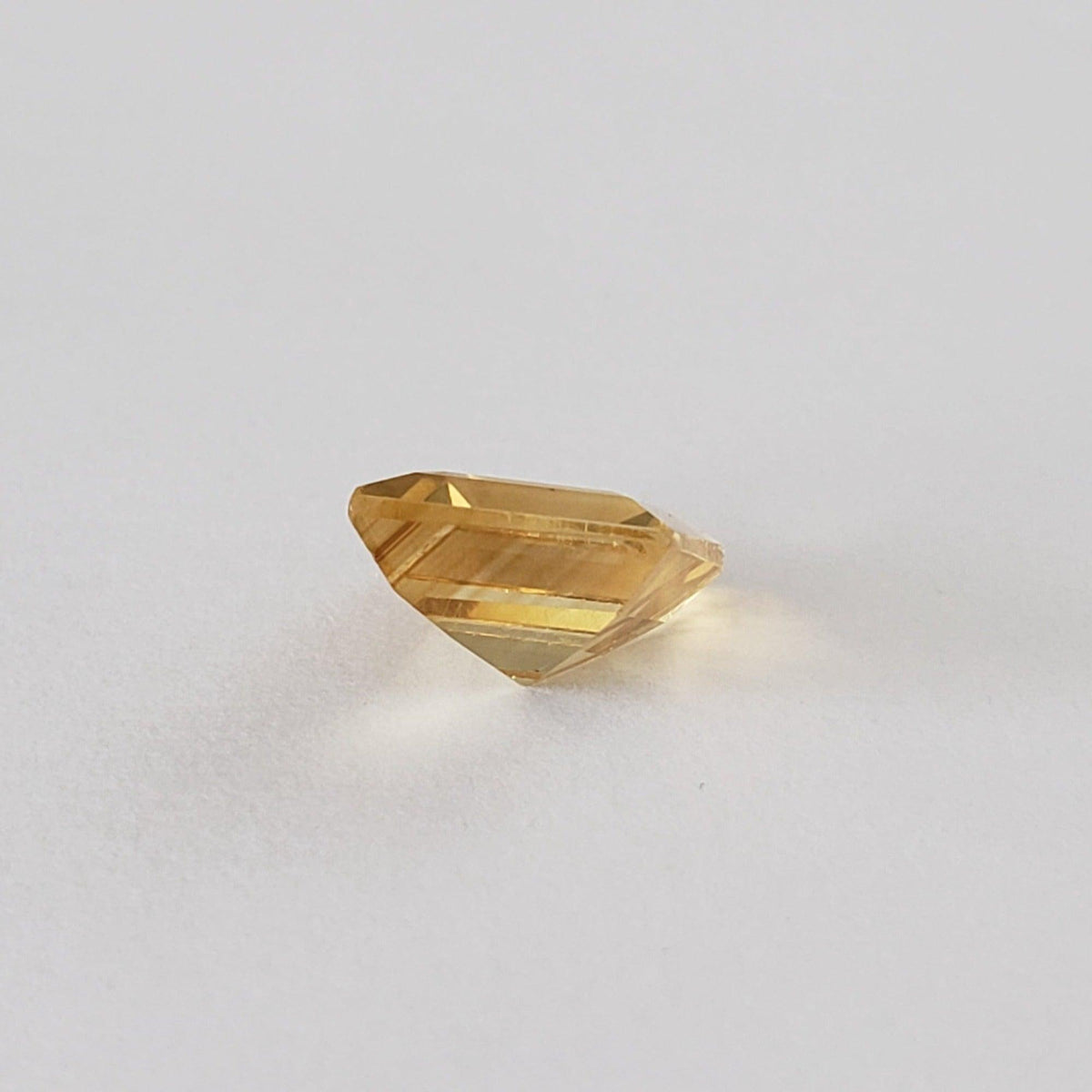  Madeira Citrine | Square Cut | Golden Yellow |  8mm 2.1ct 4