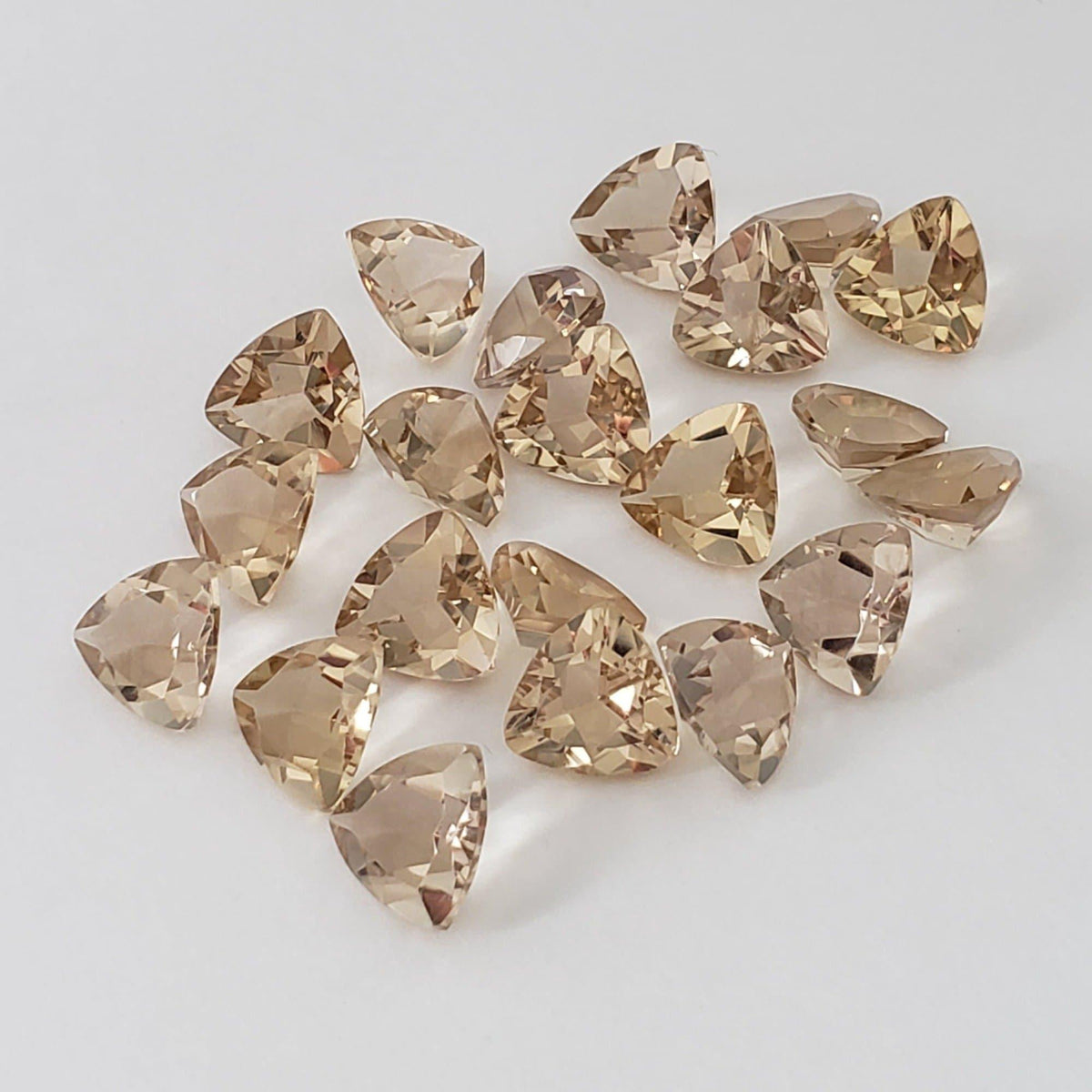  Madeira Citrine | Trilliant Cut | Smoky | 8mm 3