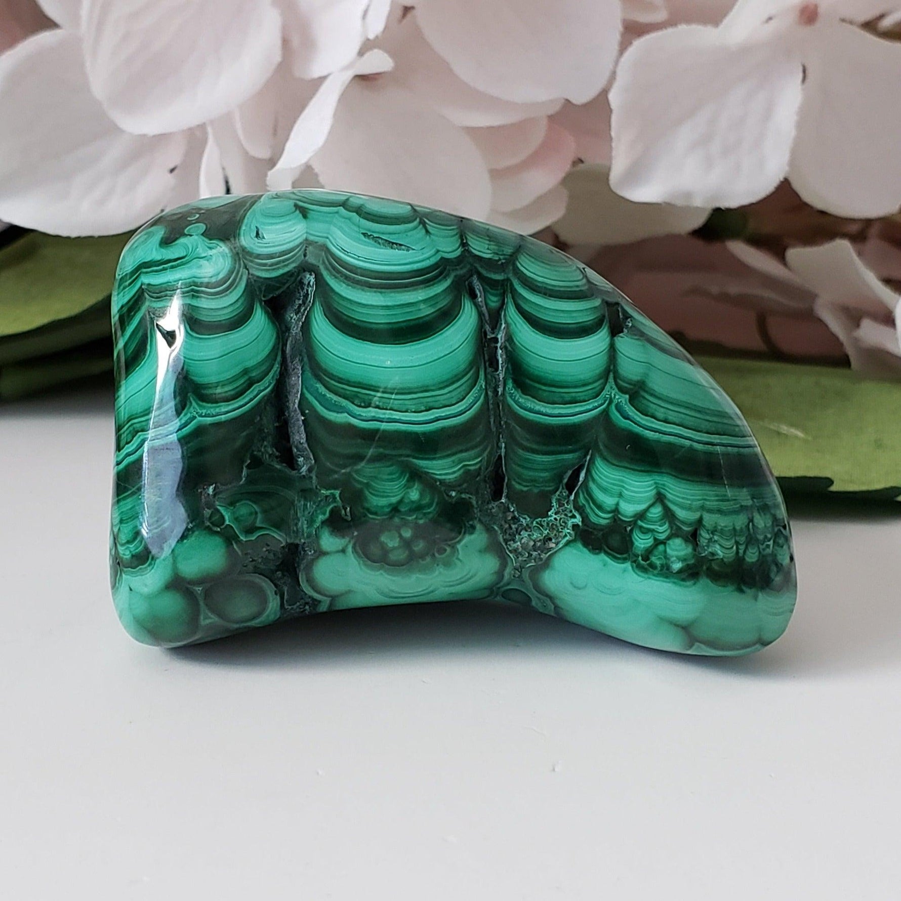  Malachite | Polished Ornamental Stone | 161 Grams | Shaba Copper Belt, Congo | SO24 4