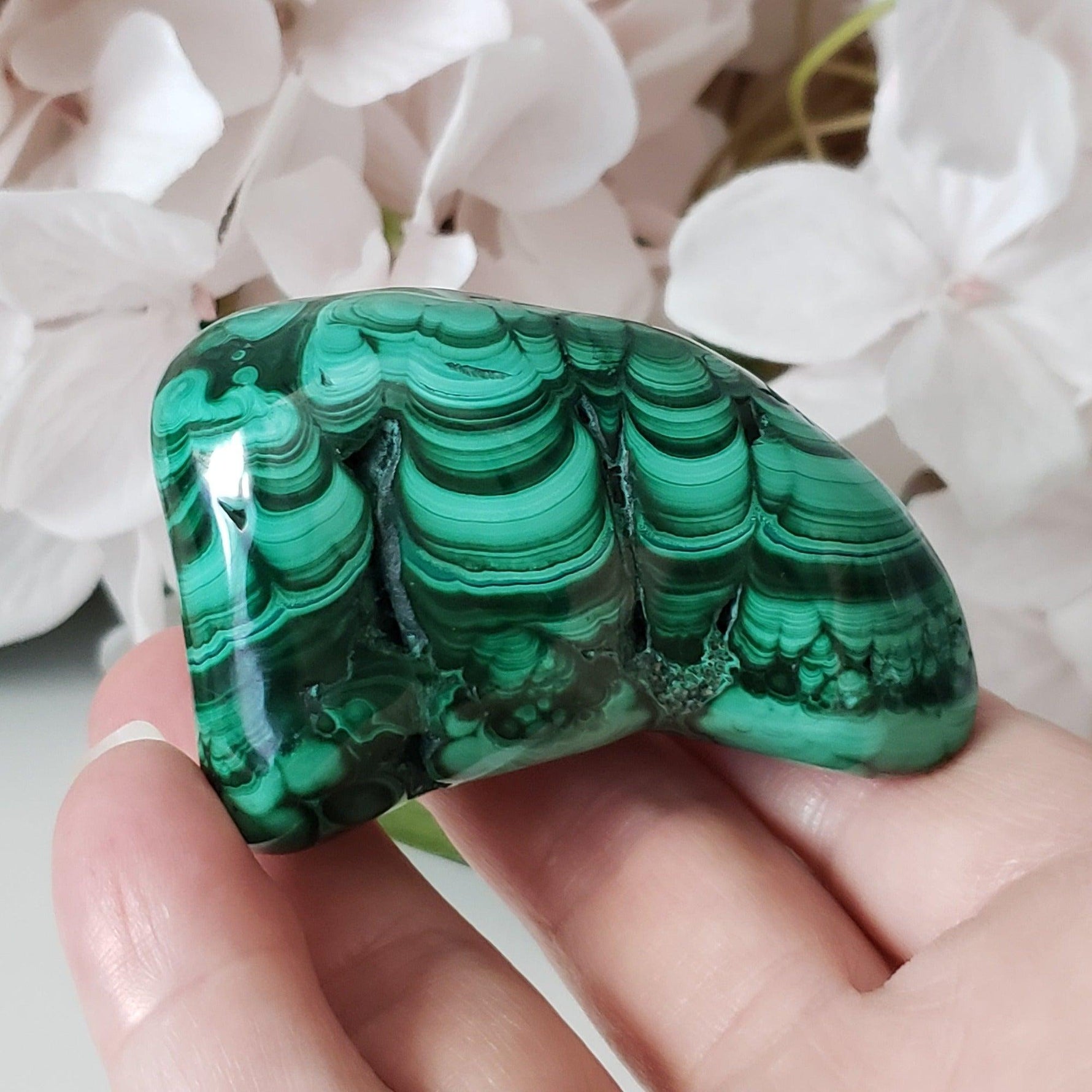  Malachite | Polished Ornamental Stone | 161 Grams | Shaba Copper Belt, Congo | SO24 7