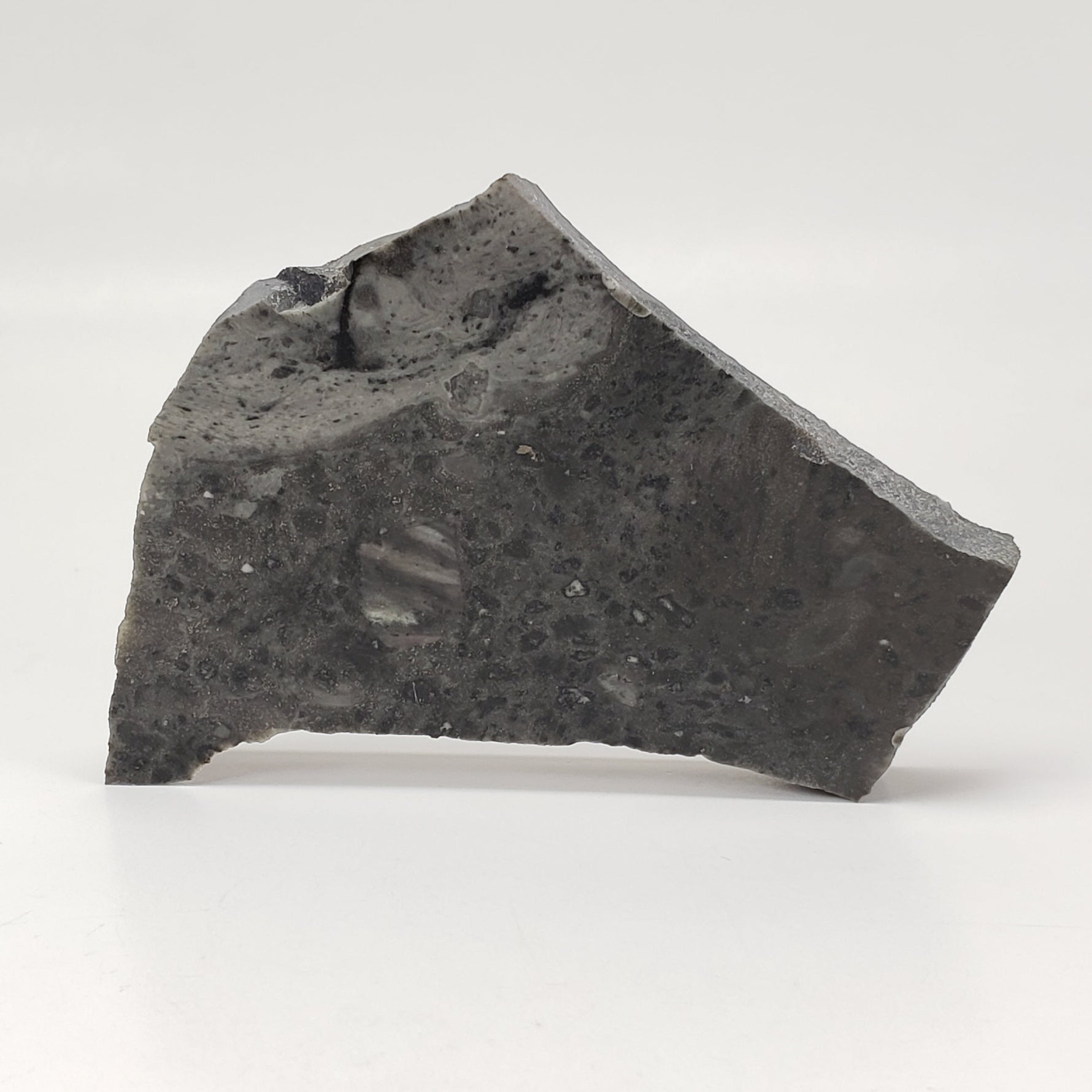  Melt Glass | 85.59 Grams | Part Slice | Impactite | Sudbury Structure, Canada, 7