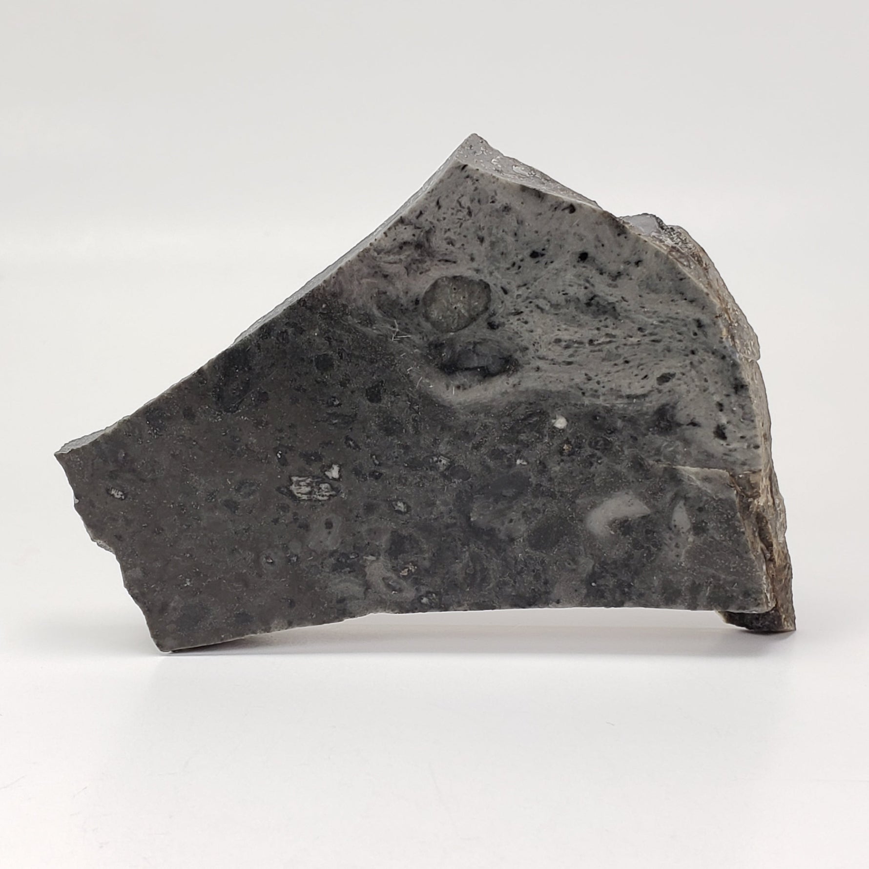  Melt Glass | 85.59 Grams | Part Slice | Impactite | Sudbury Structure, Canada, 