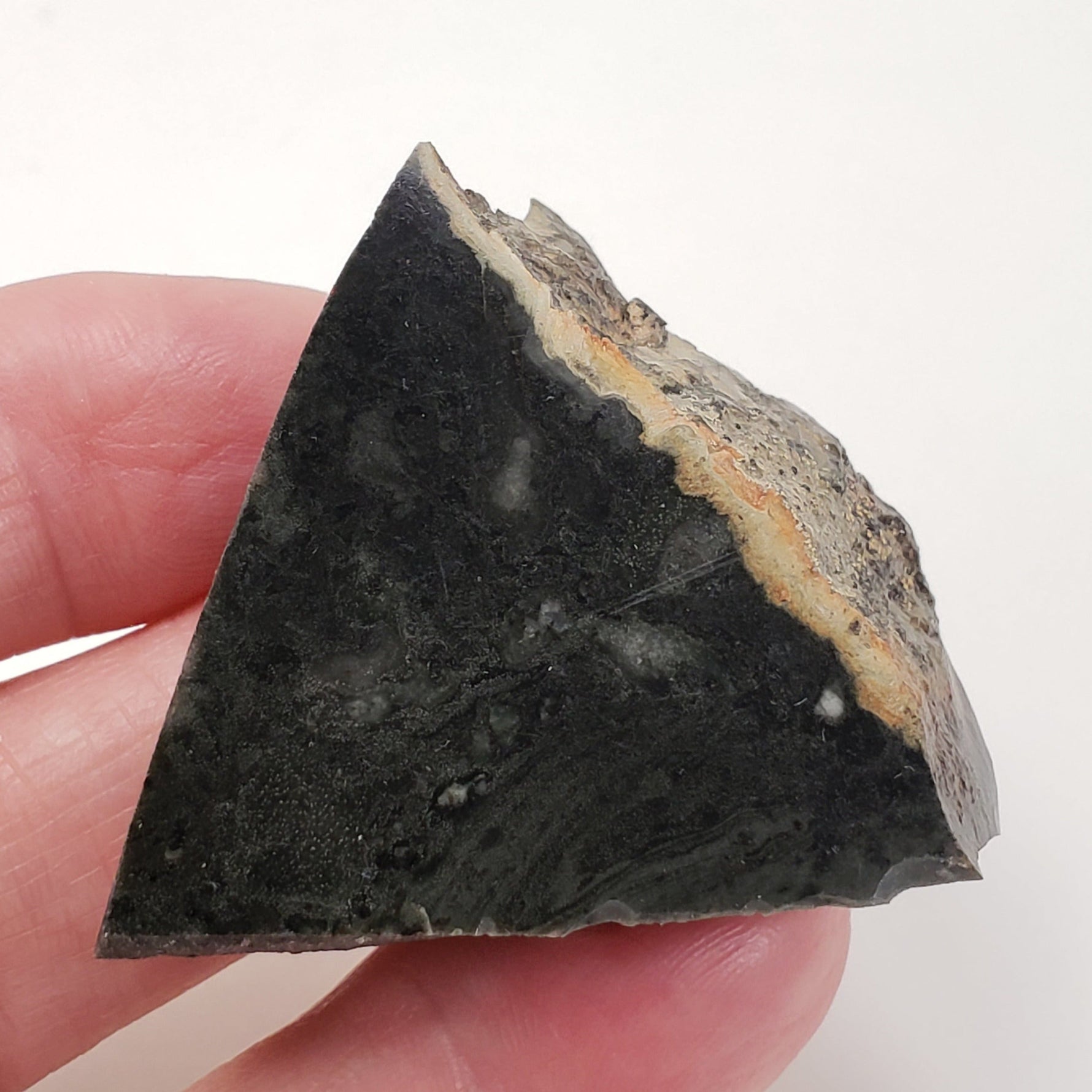  Melt Glass Part-Slice | 28.35 Grams | Impactite | Sudbury Structure, Canada | SO24 3