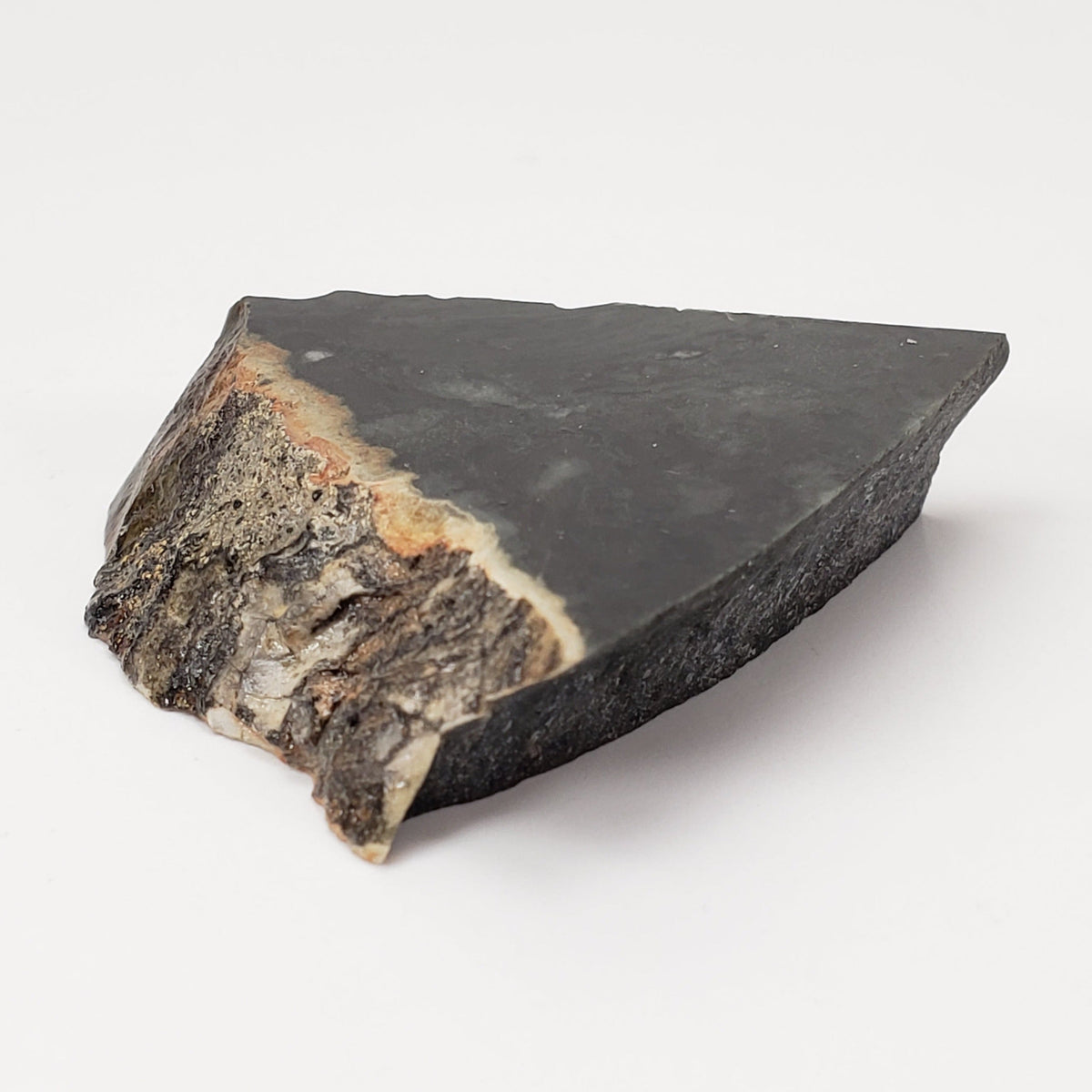  Melt Glass Part-Slice | 28.35 Grams | Impactite | Sudbury Structure, Canada | SO24 6