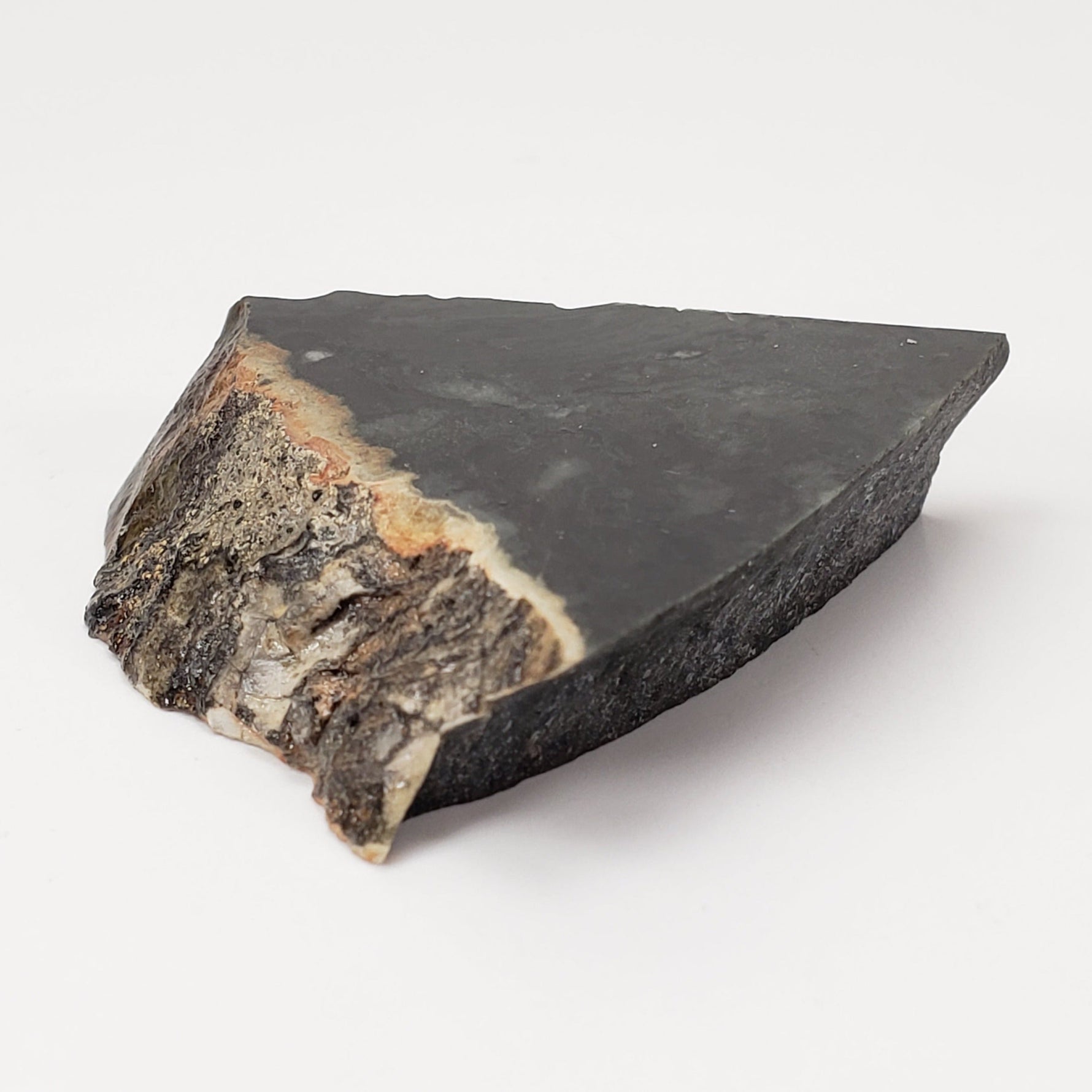  Melt Glass Part-Slice | 28.35 Grams | Impactite | Sudbury Structure, Canada | SO24 6