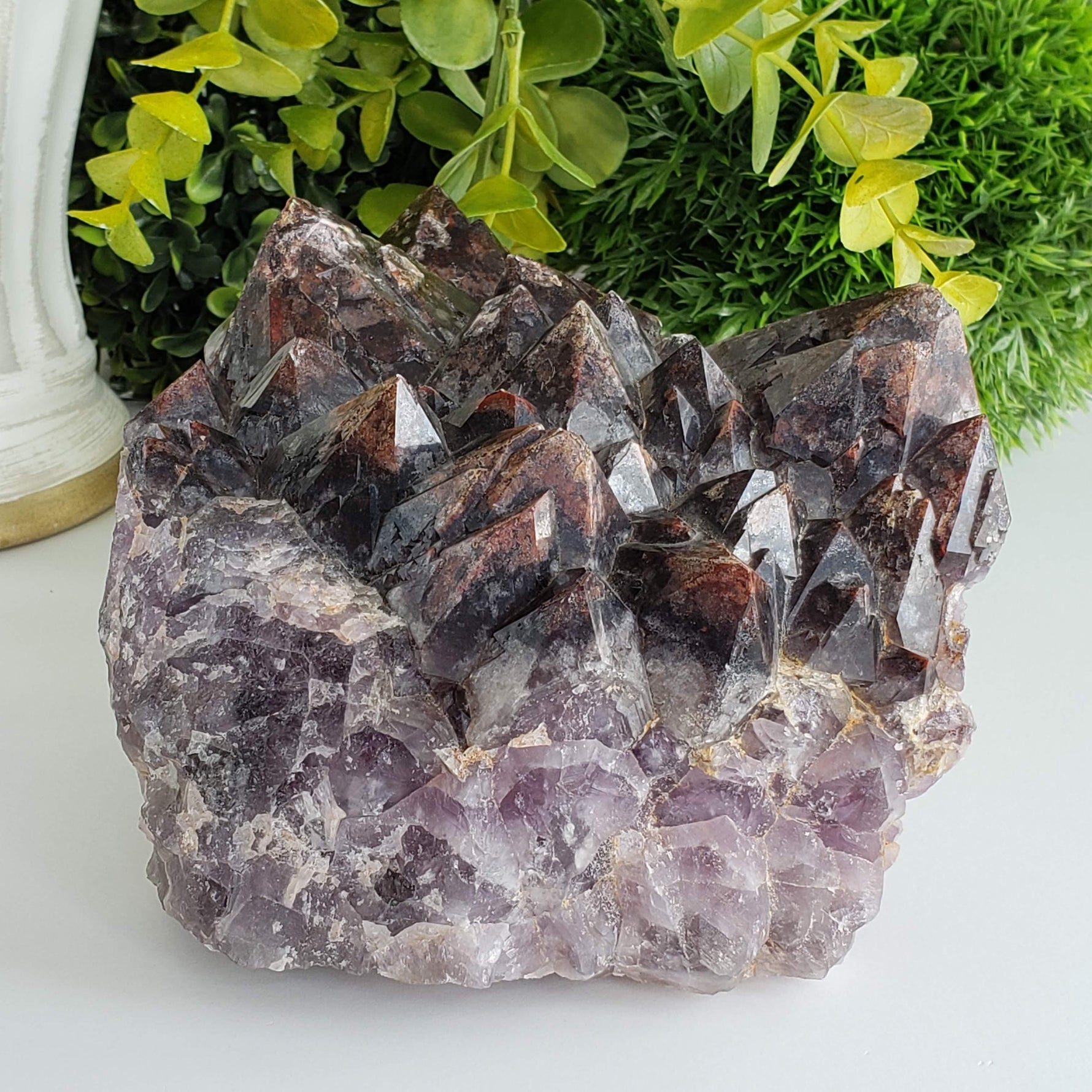  Mineral Crystal Rare Red Amethyst Cluster 2.477 KG Thunder Bay, Ontario, Canada | SO24 1