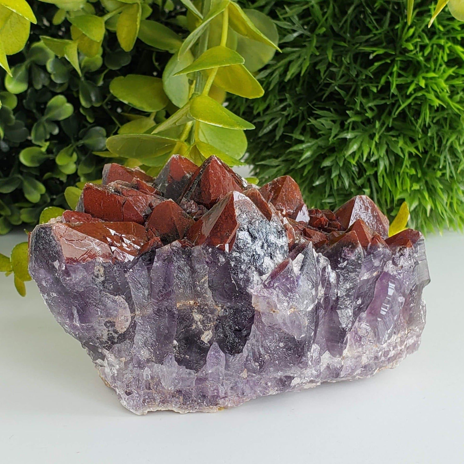  Mineral Crystal Rare Red Amethyst Cluster 585 Grams Thunder Bay, Ontario, Canada | SO24 