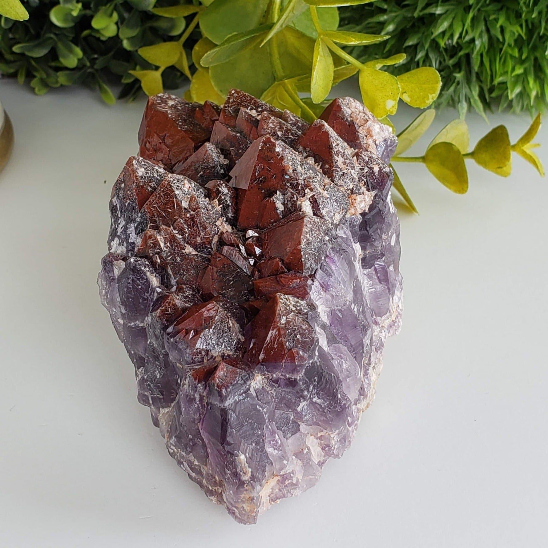  Mineral Crystal Rare Red Amethyst Cluster 585 Grams Thunder Bay, Ontario, Canada | SO24 3