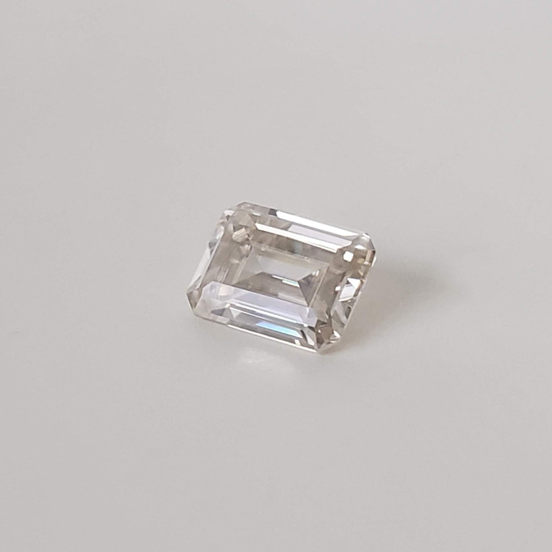  Moissanite | Octagon Cut | Pale Pink | 8x6mm | SO24 2