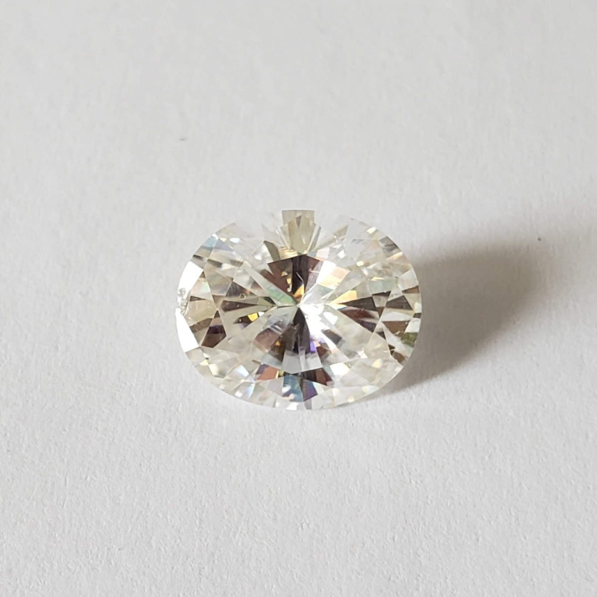  Moissanite | Oval Cut | White | 11x9mm | SO24 