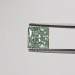  Moissanite | Princess Cut | Bright Green | 6.5mm | SO24 