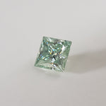  Moissanite | Princess Cut | Bright Green | 6.5mm | SO24 1