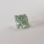  Moissanite | Princess Cut | Bright Green | 6.5mm | SO24 3