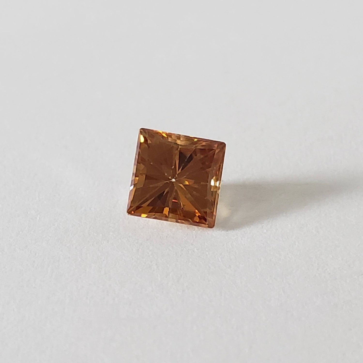  Moissanite | Princess Cut | Cognac | 5mm | SO24 1