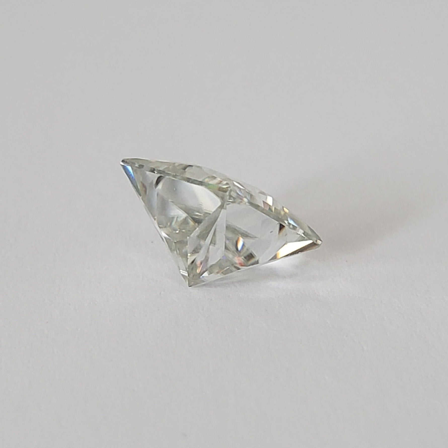 Moissanite | Princess Cut | White | 9.5mm | SO24 7