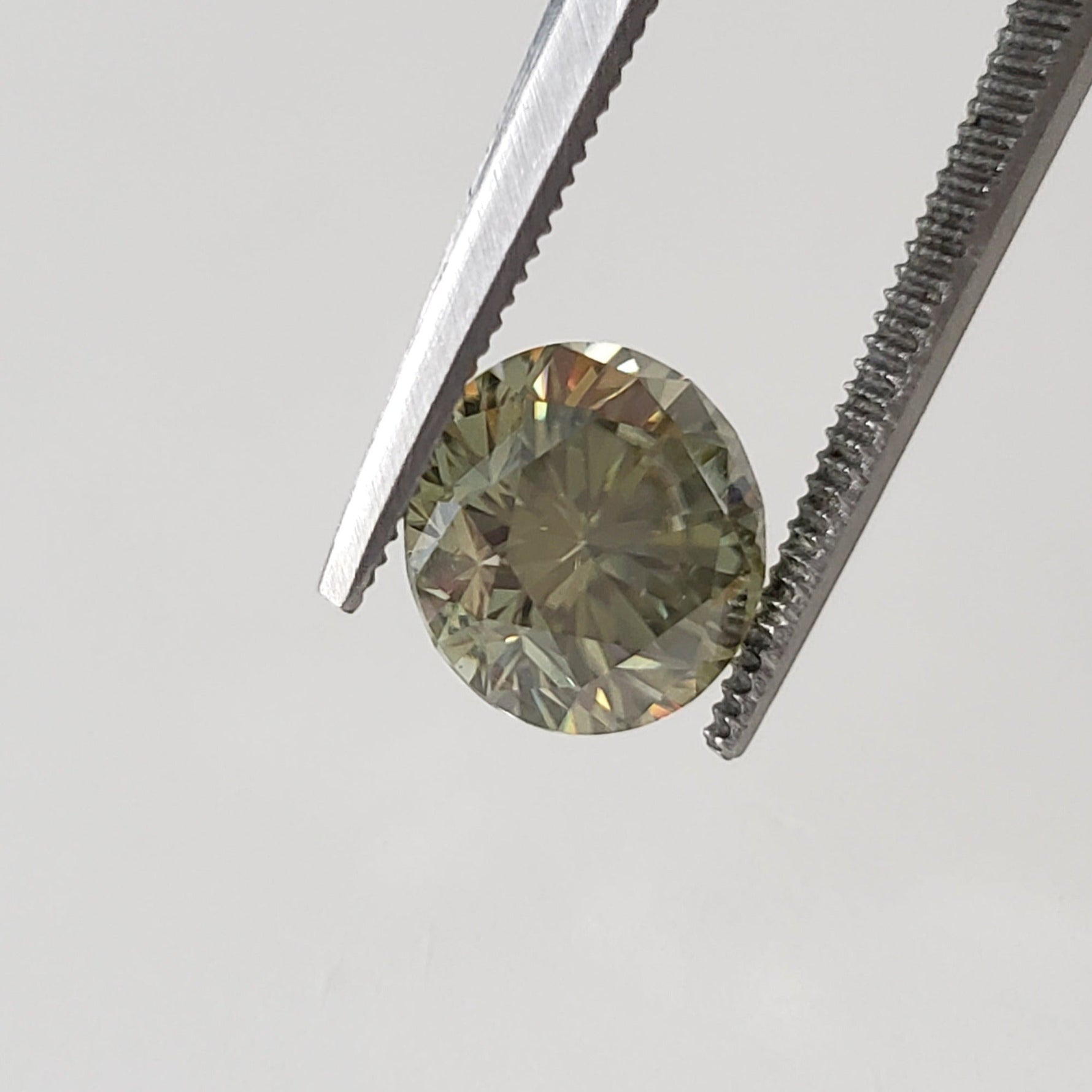  Moissanite | Round Diamond Cut | Green | 8mm | SO24 3