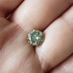  Moissanite | Round Diamond Cut | Green | 8mm | SO24 8