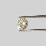  Moissanite | Round Diamond Cut | Pale Yellow | 9mm | SO24 